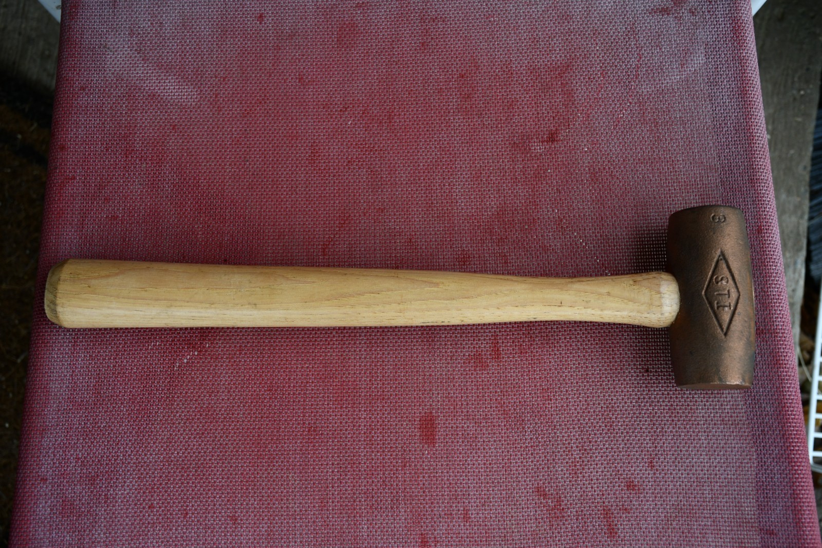 3lb red brass hammer