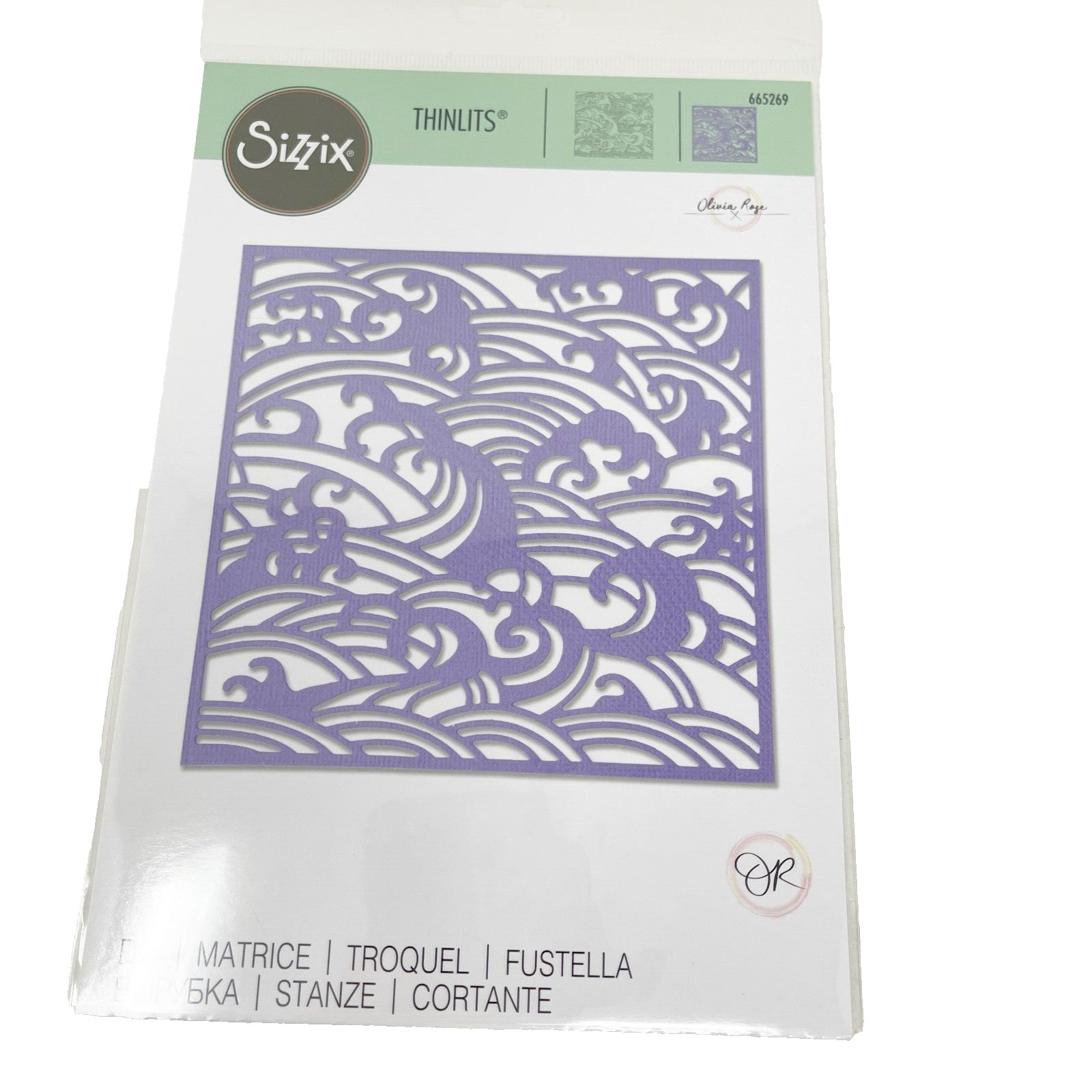Sizzix Thinlits Mystical Seascape Cutting Dies Pens 12 Pack NEW