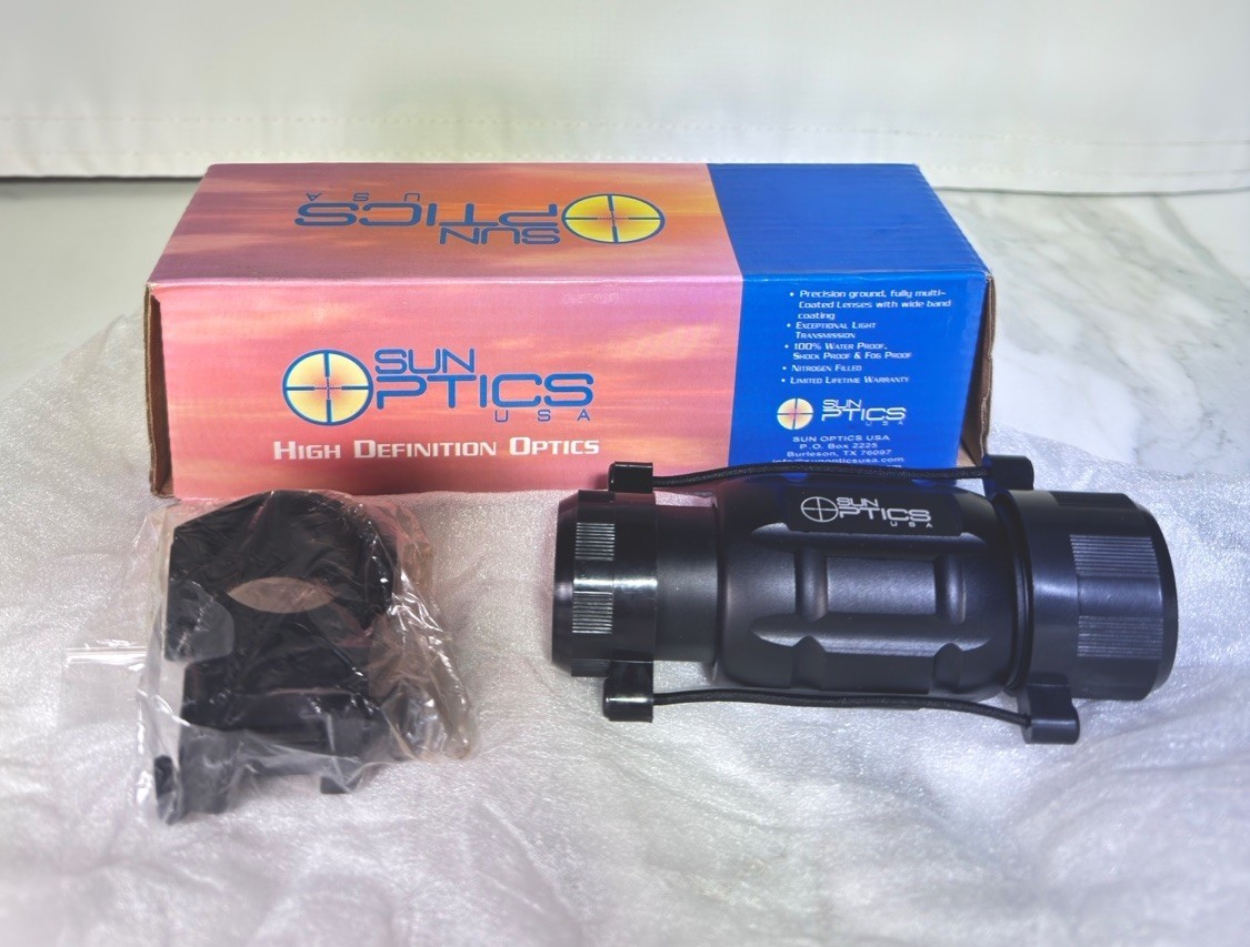 Sun Optics CTM-1 3x Magnifier with 30mm High Tac Ring Waterproof Multi-Coat Lens