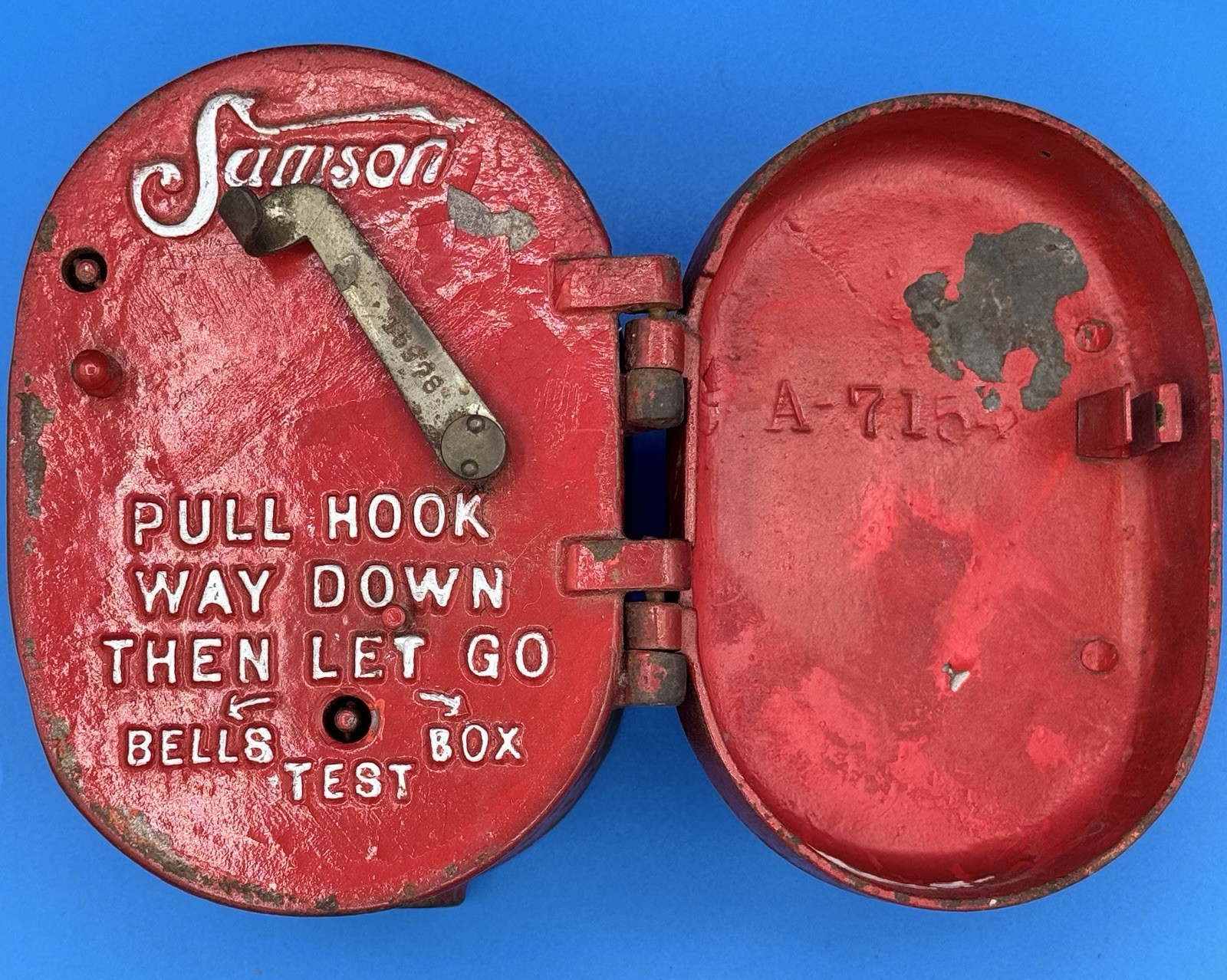 Samson Coded Fire Alarm Pull Station Box By SH Couch Co. WORKS!!!!