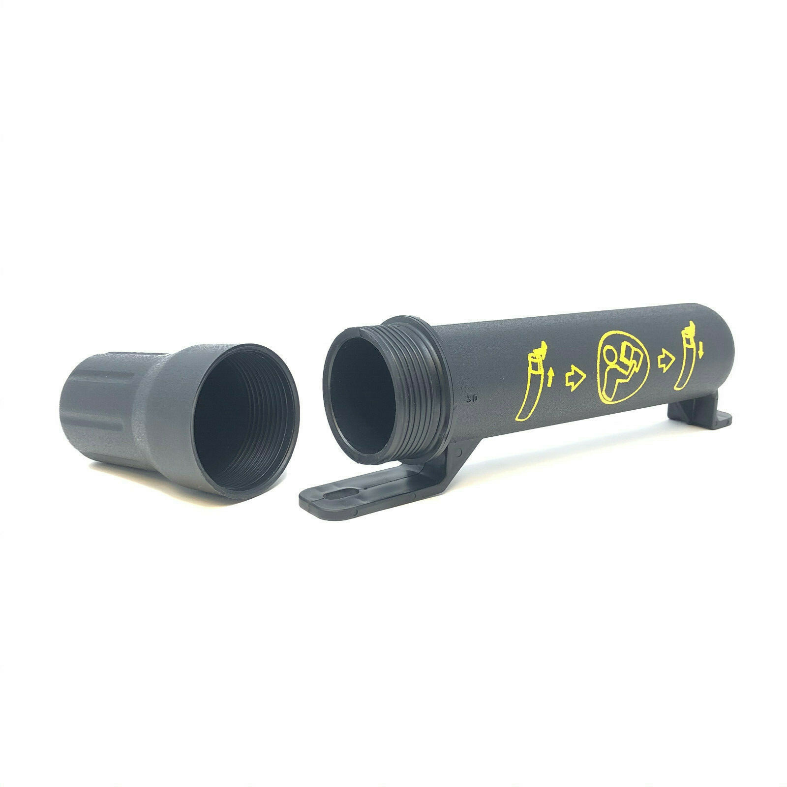 2"diameter Dual Sport enduro manual canister holder motorcycle tool storage tube