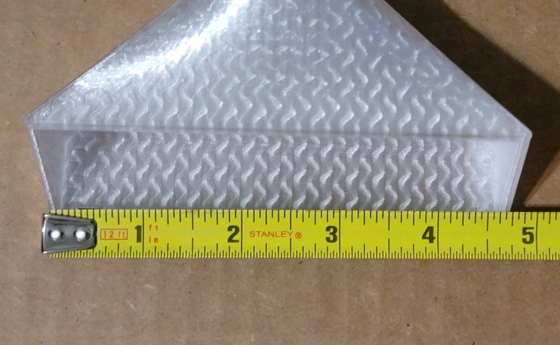3D Printed Nozzle Attachment for Festool Dust Extractor Clear Petg Material