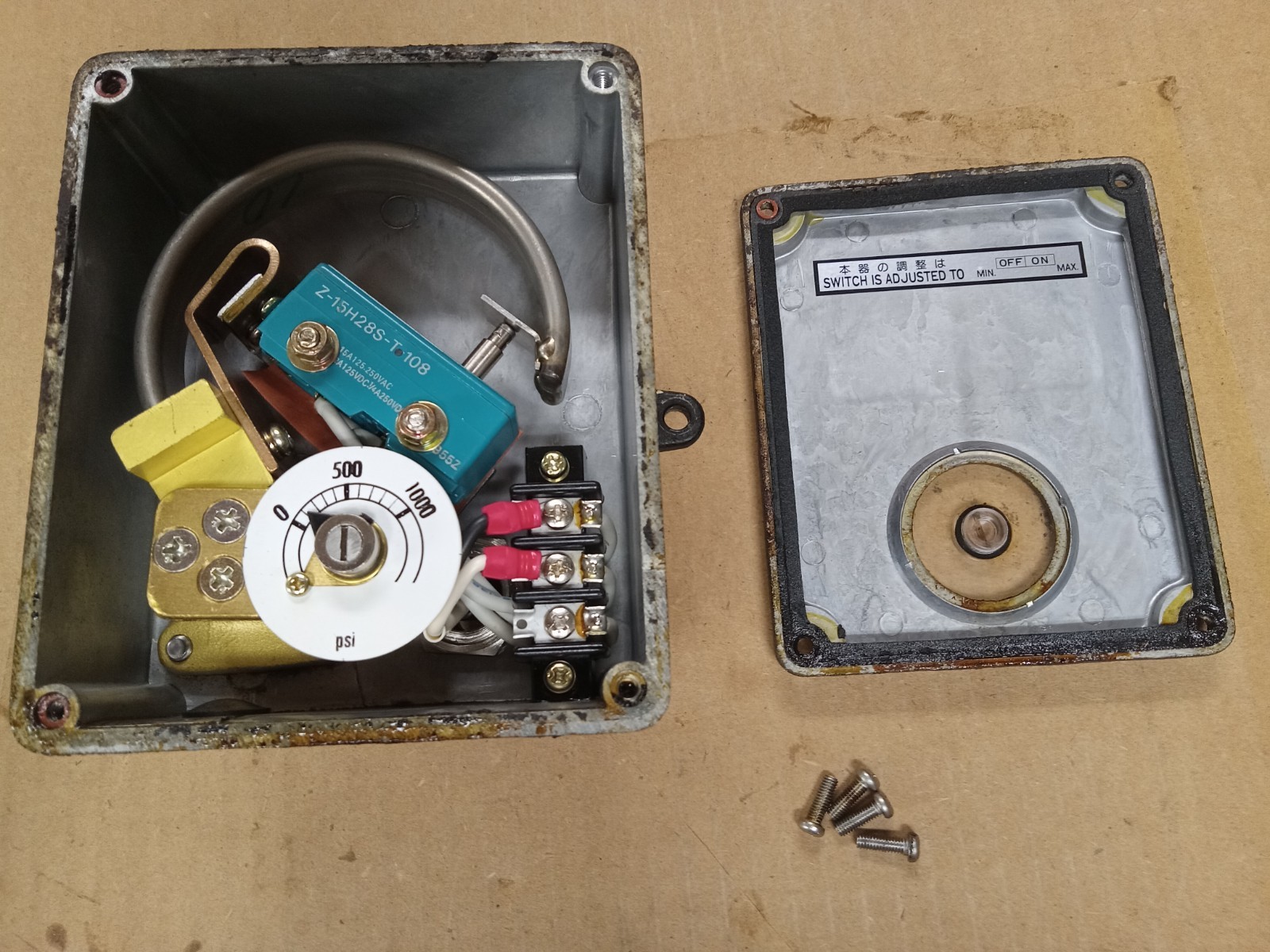 NKS Pressure Switch Type CQ20