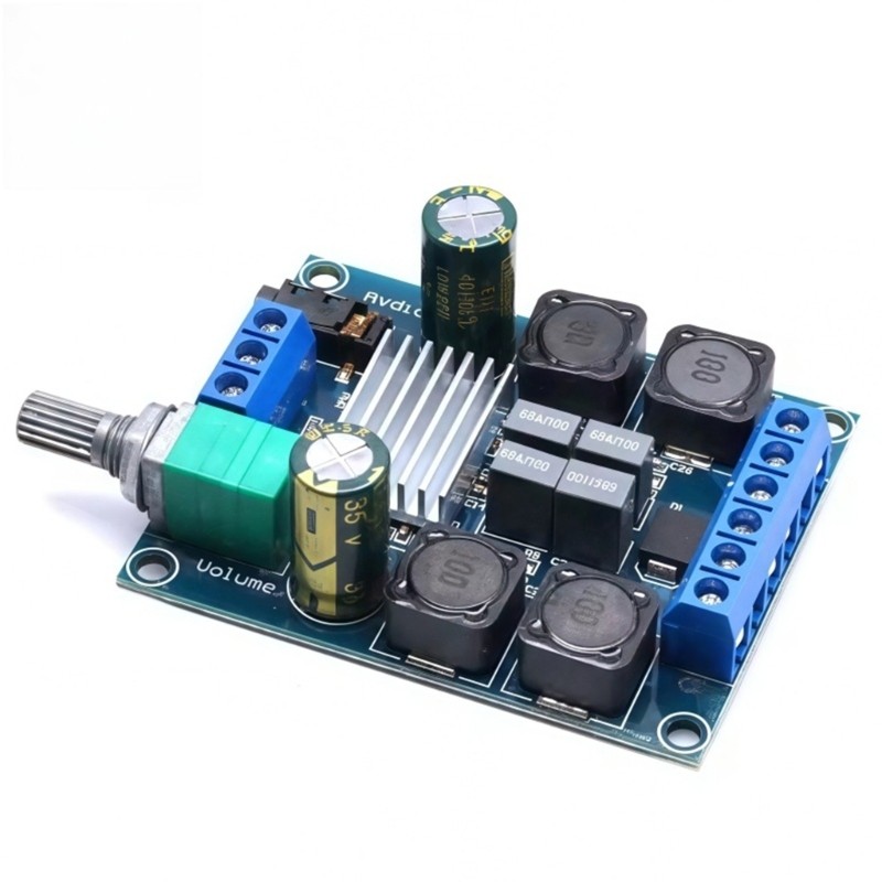 Advanced XY-502 2x50W Power Amplifier Module With Shortcircuits Protections