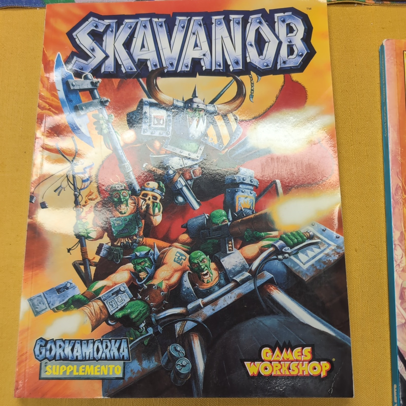 WARHAMMER 40K GORKAMORKA SKAVANOB ITALIAN DIGGANOB BOOK GAMES WORKSHOP ORKS