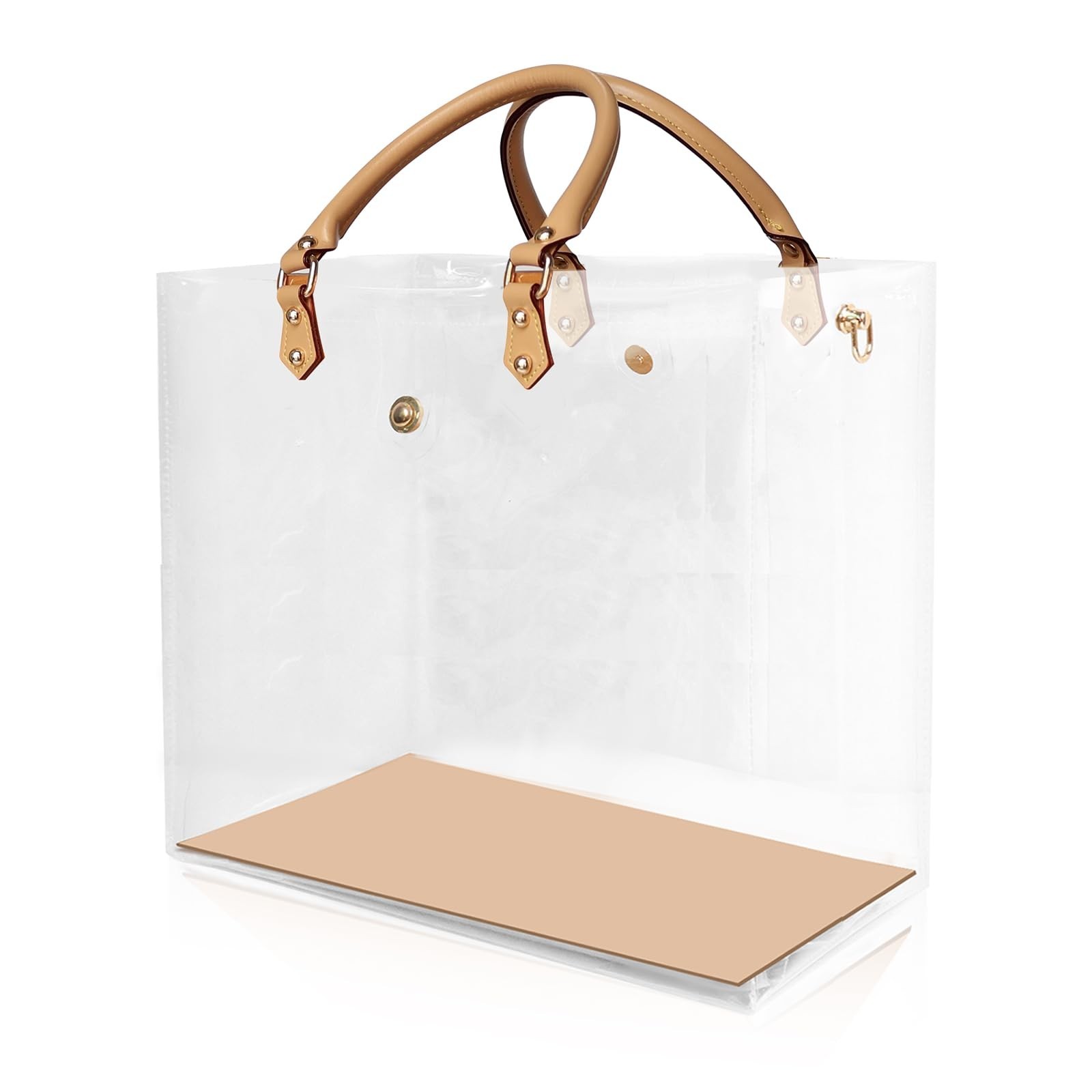 Clear PVC DIY Tote Bag Handbag Making Kit Handmade Gift Bag Craft Accessory T...