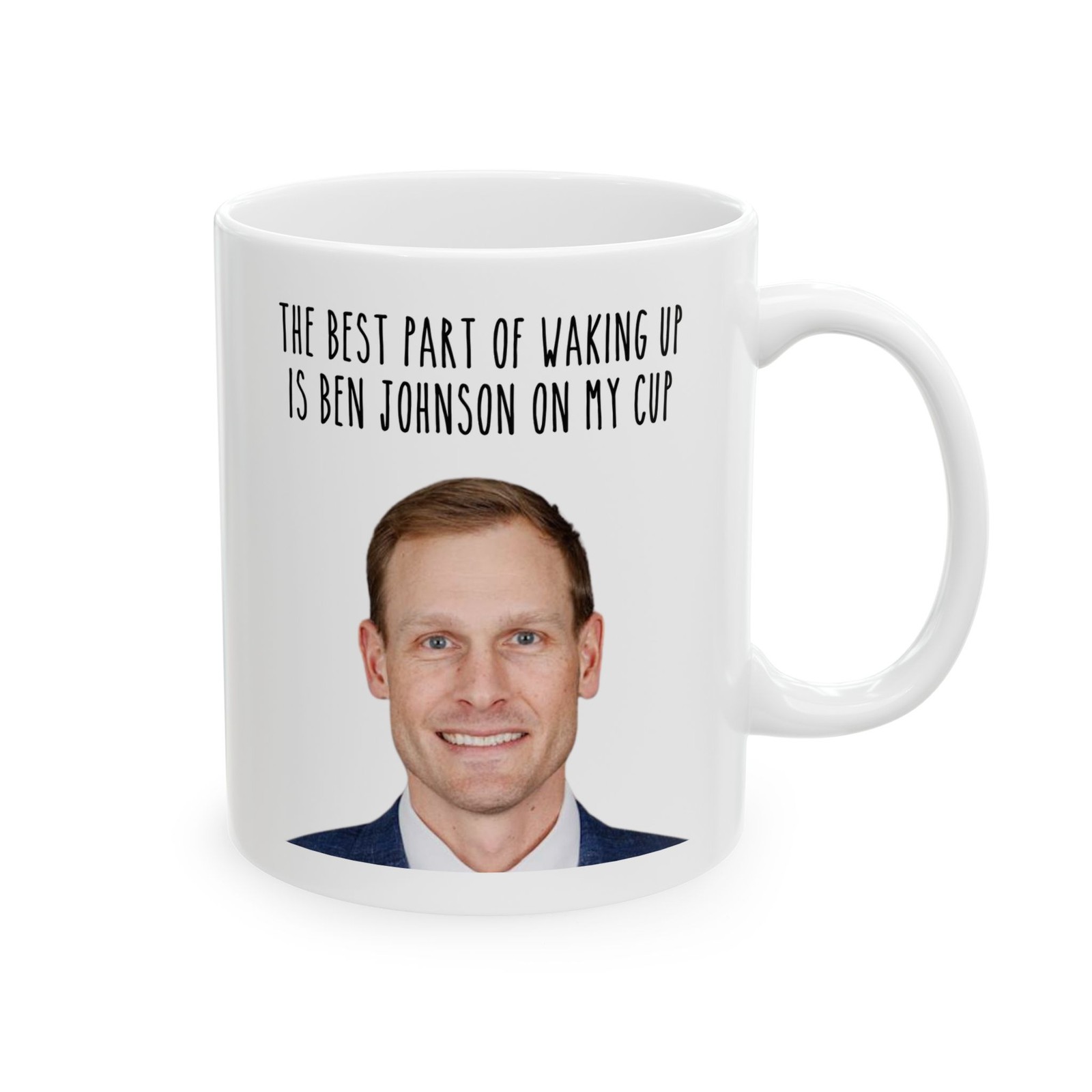 Ben Johnson Ceramic Coffee Mug (11oz, 15oz), Chicago Bears Football Fan Gear