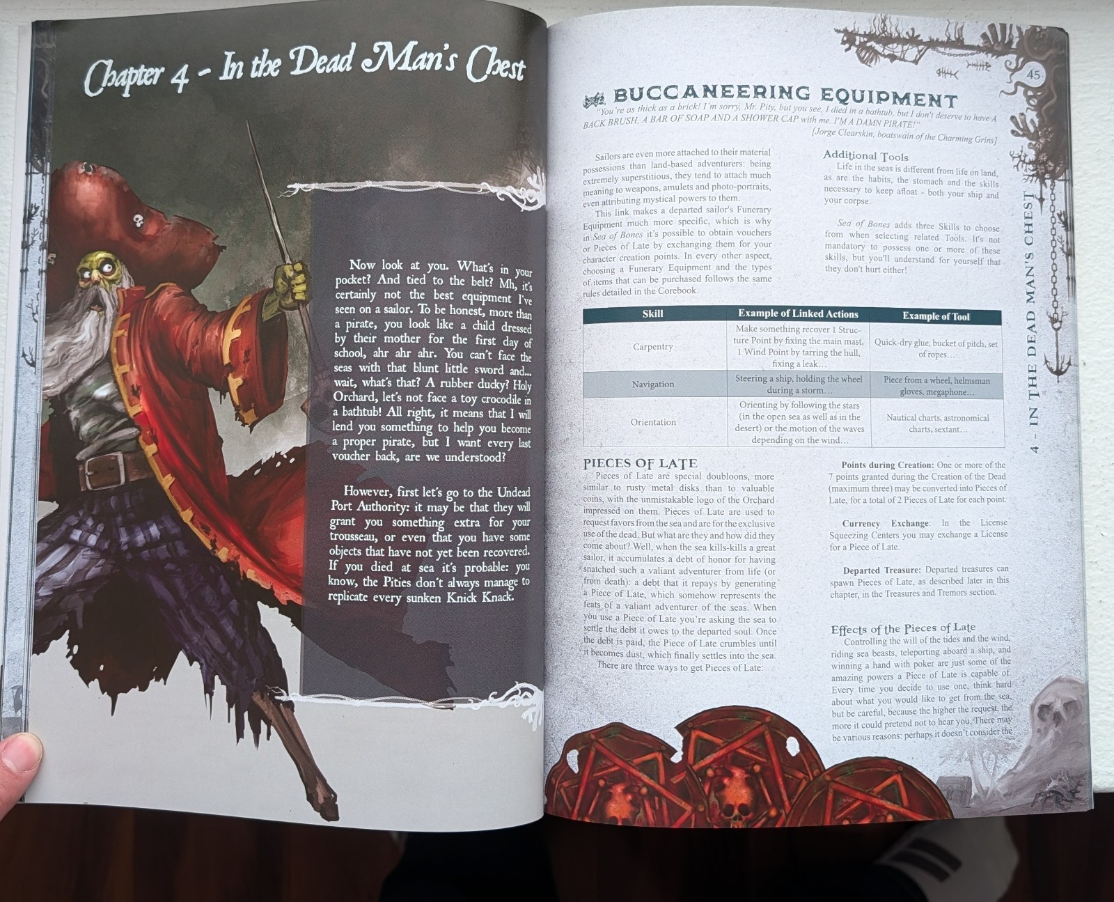 Unglorious RPG Core + Expansions Bundle Necronomicon GM Screen Dice