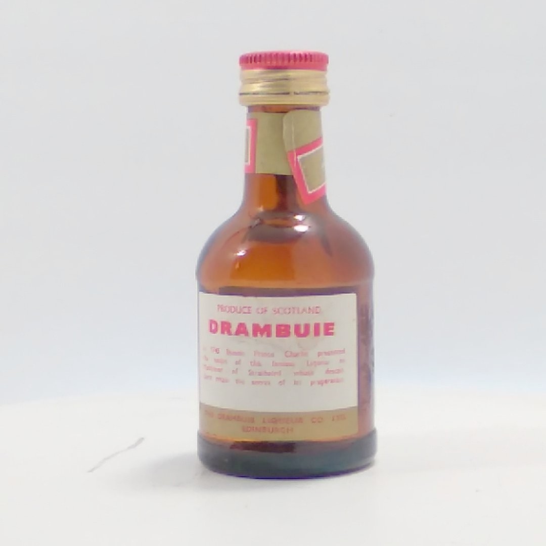 Drambuie Liqueur Scotland Miniature Empty Bottle
