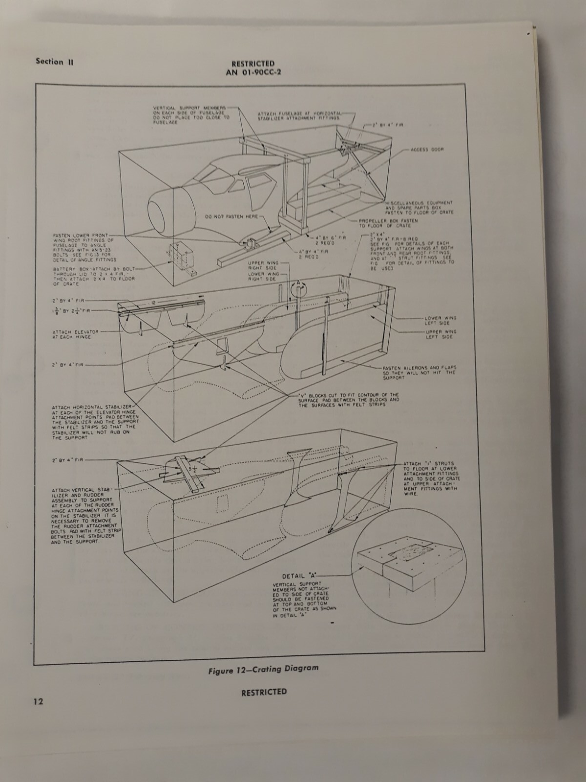Beech Army Model UC-43 & Navy Model GB-2 Erection & Maintenance Instruction Copy