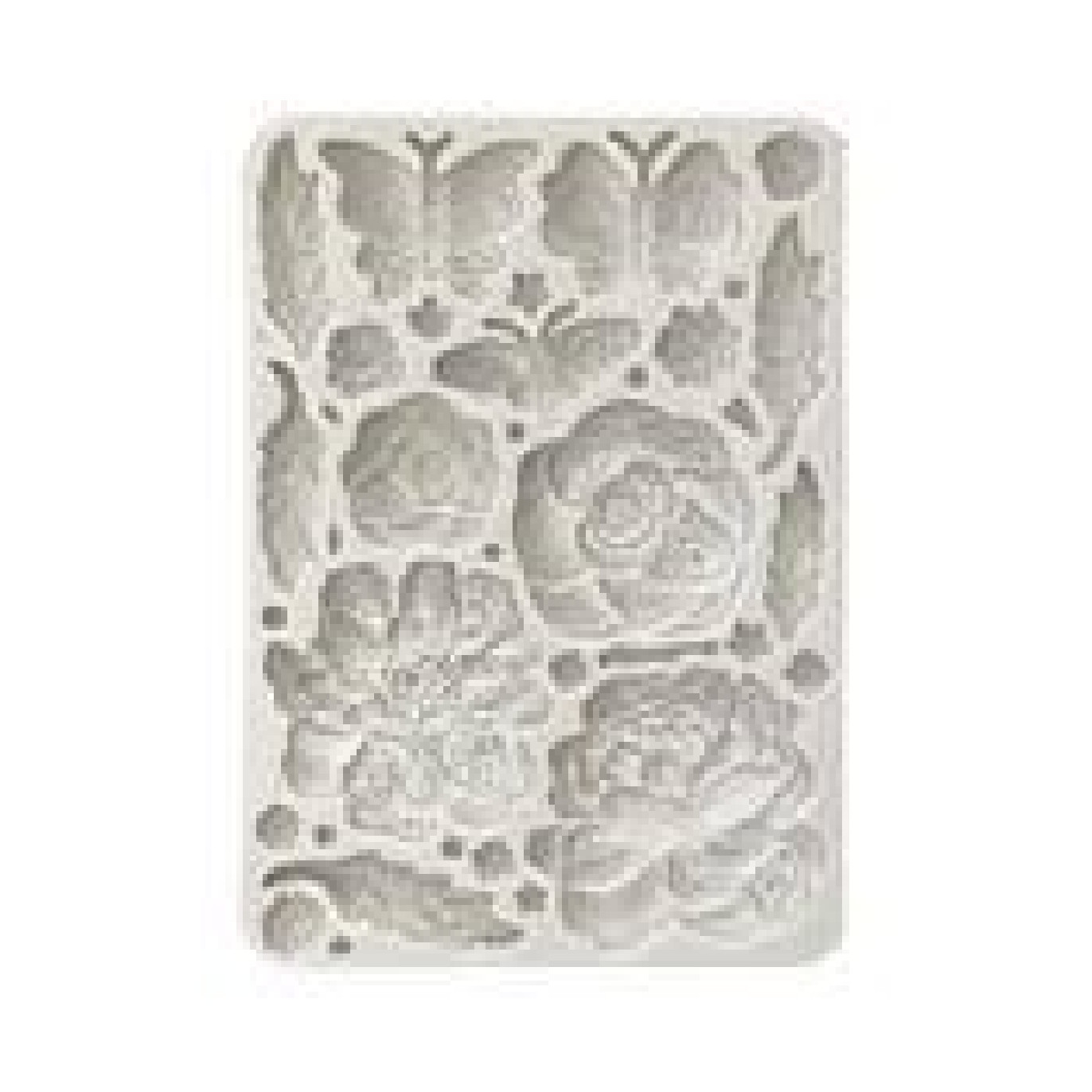 STAMPERIA SILICONE MOLD - BUTTERFLIES N FLOWERS-KACMA544