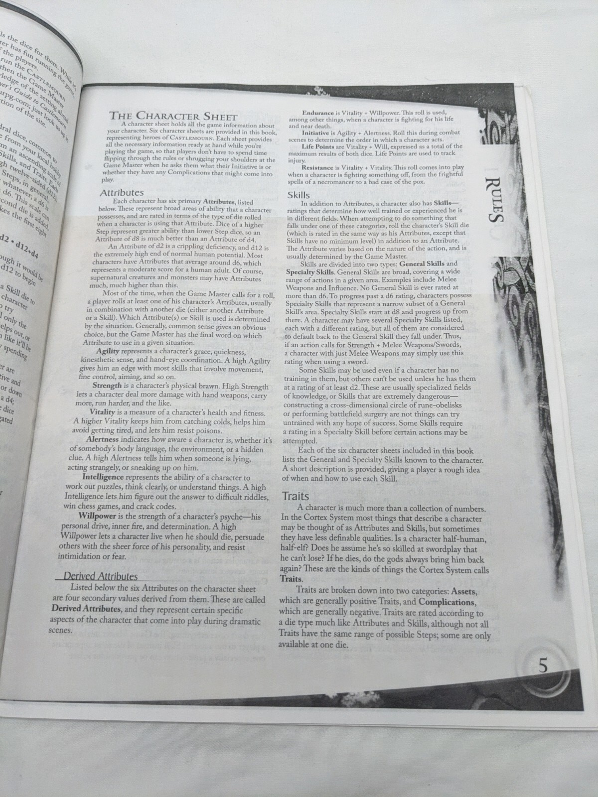 Castlemourn Fantasy Campaign Setting Cortex System Quickstart Rules