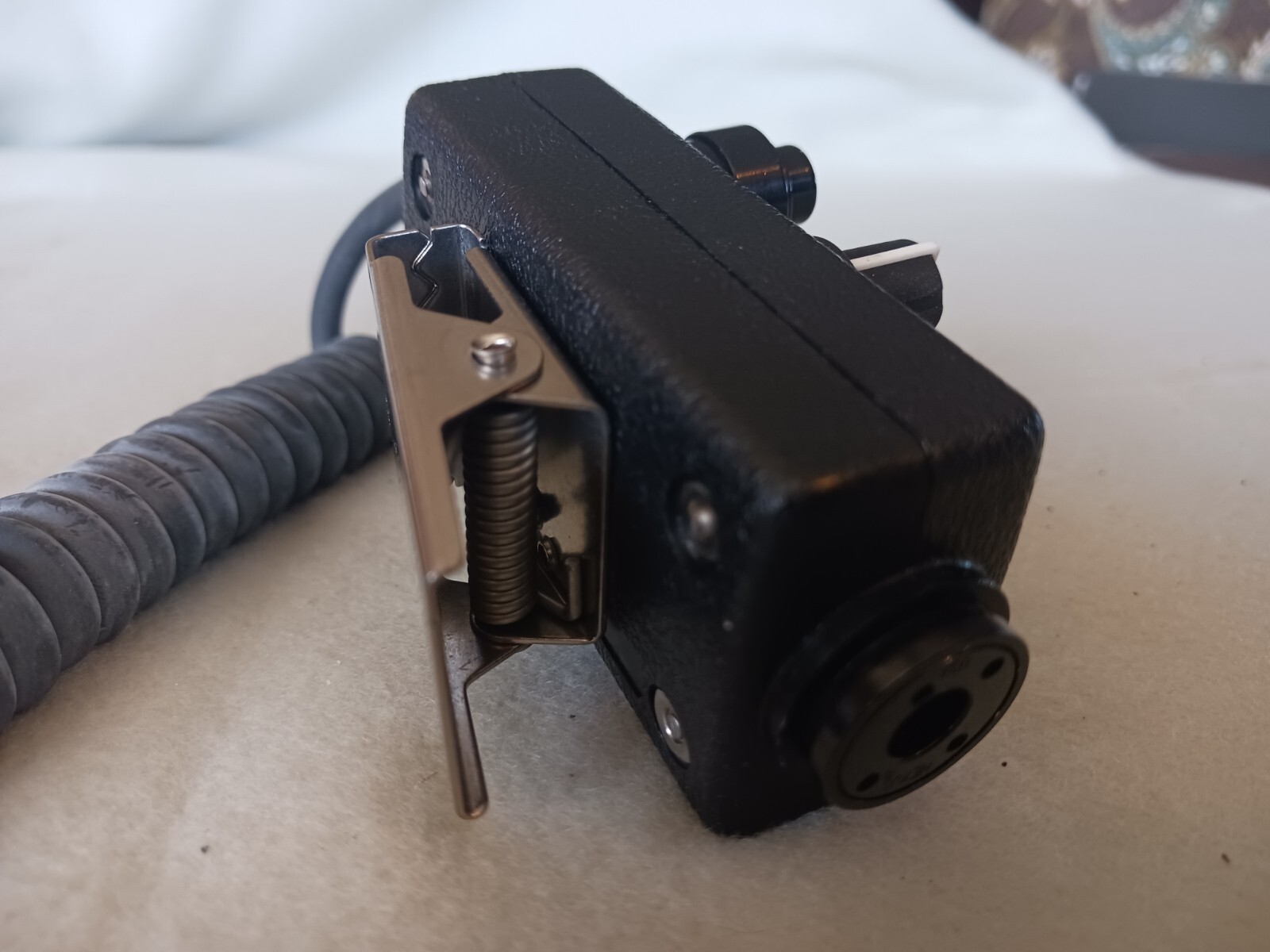 Intercom Switch & Cable Assy Mason CE394BX Black Helicopter Style Pilot & Crew