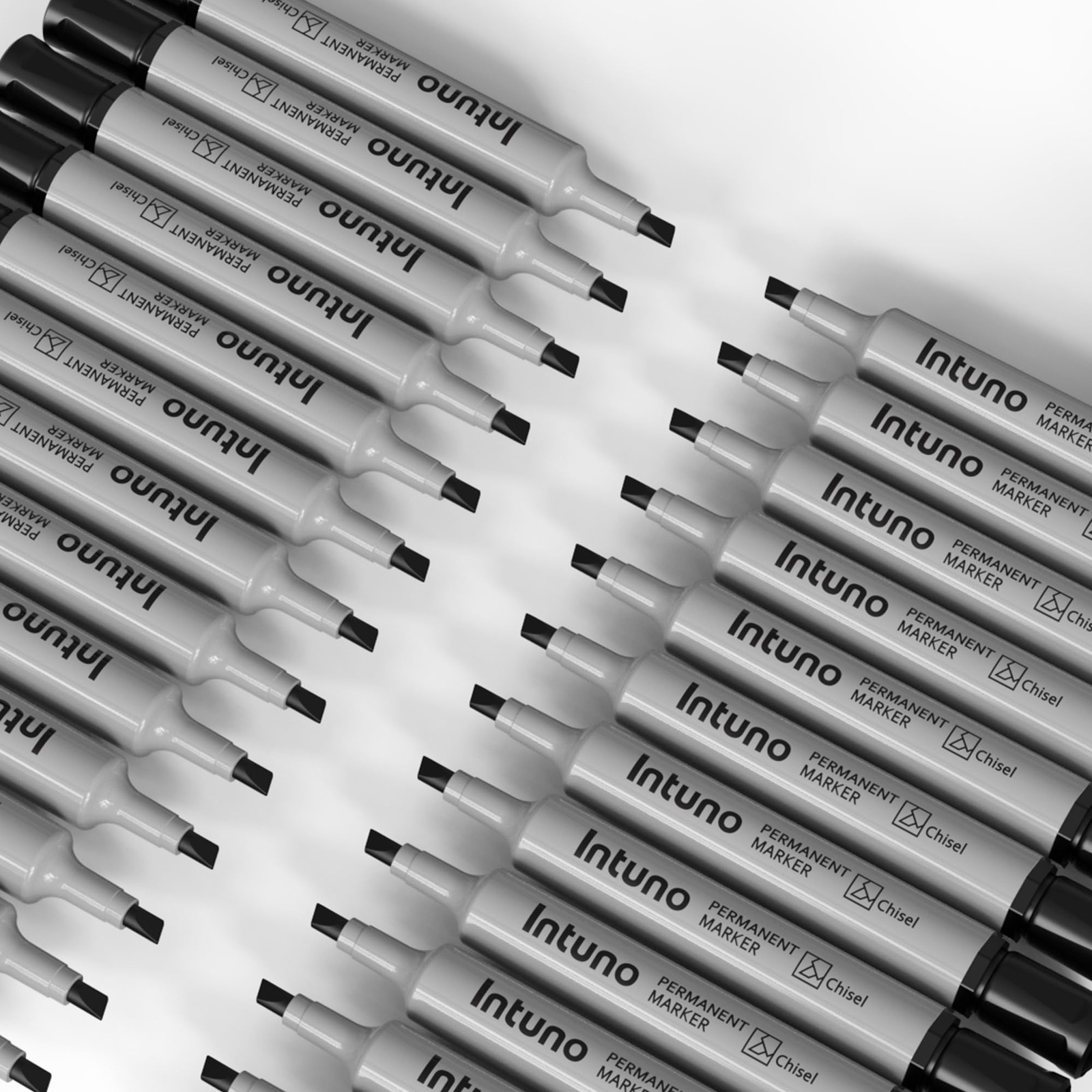 Permanent Markers, 96 Count Black, Chisel tip, OilBased Permanent Markers, Wa...