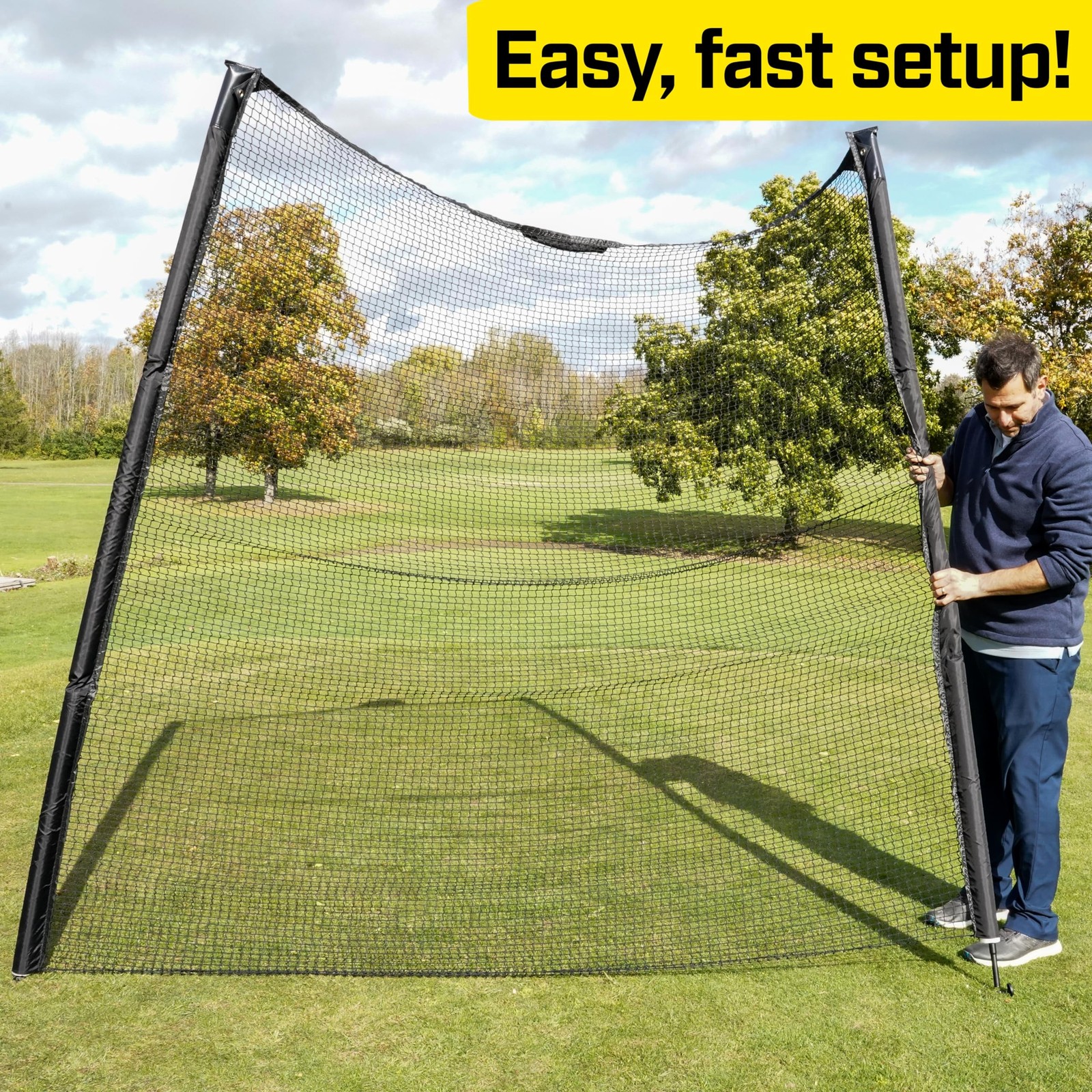 IZZO Insta Golf Practice Hitting Net (8 Ft x 8 Ft)