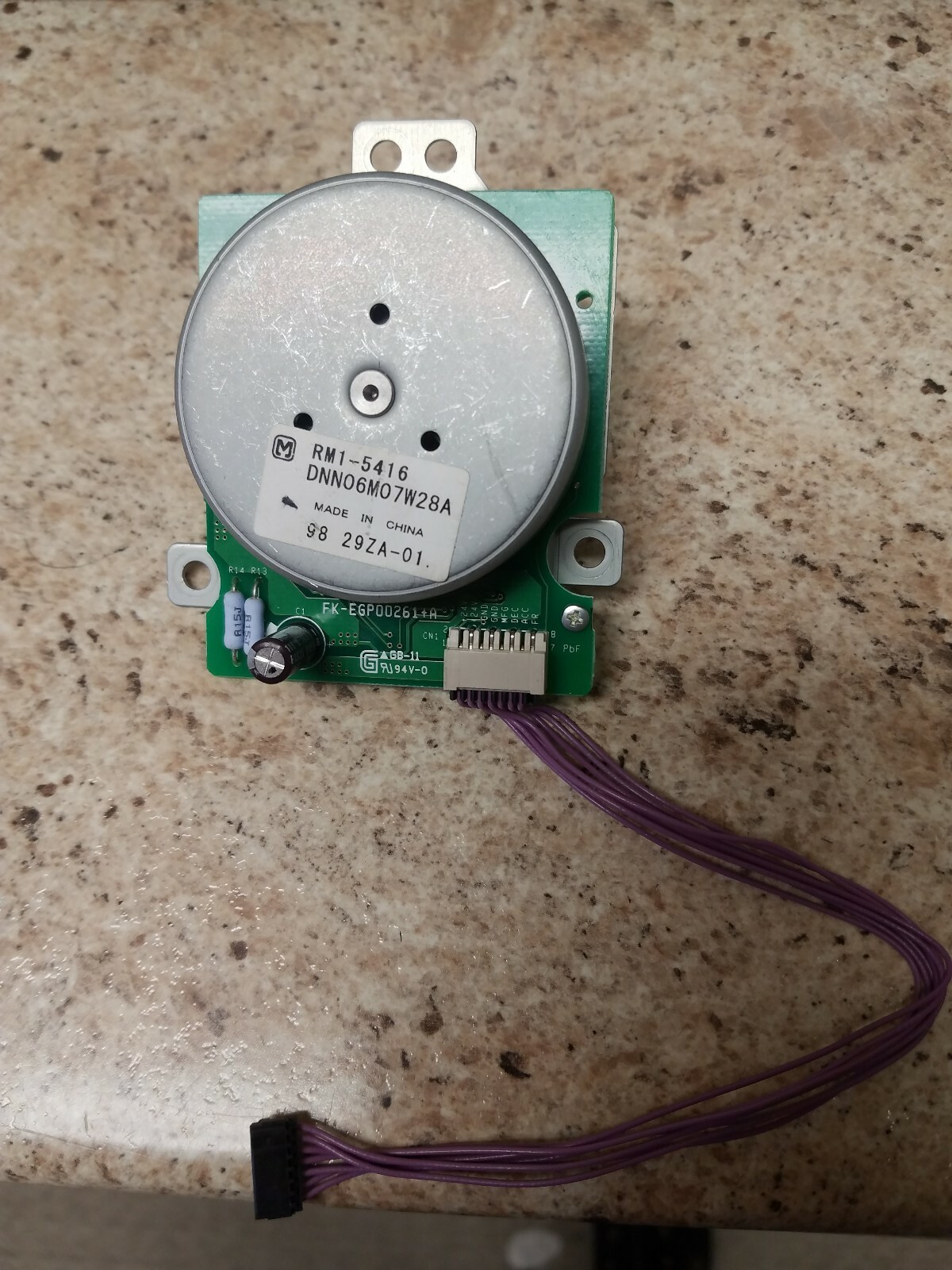 LaserJet Pro 400 Driver Gear Motors RM1-5416 DNN06M07W28A