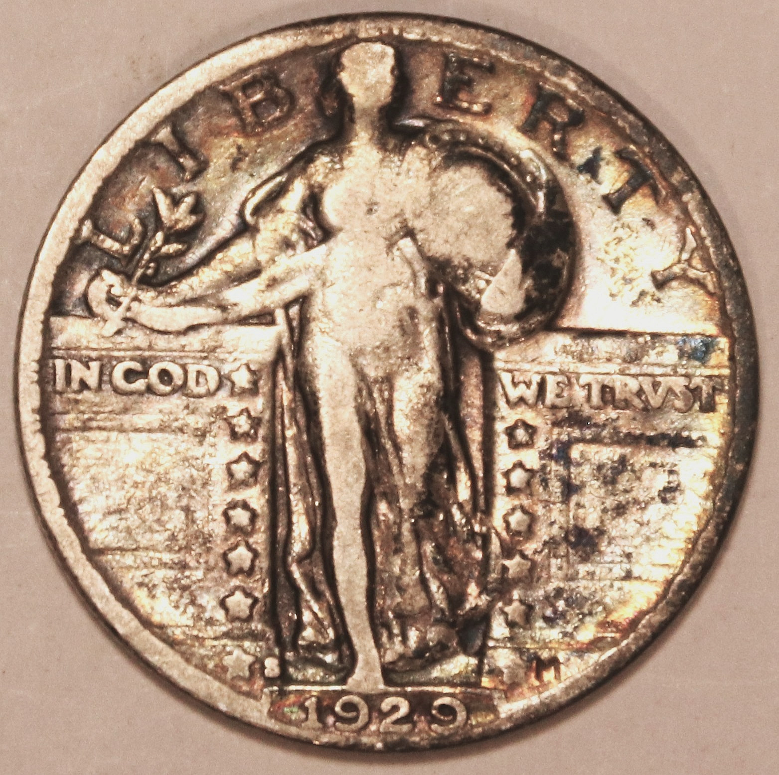 1929-S Standing Liberty Quarter - Very Good - #5021 - FREE SHIPPING