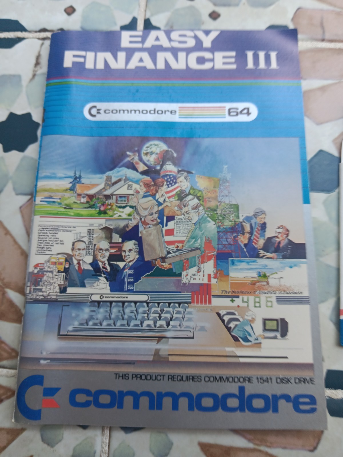 Commodore 64 Easy Finance III/3 Computer Software Tested/Works
