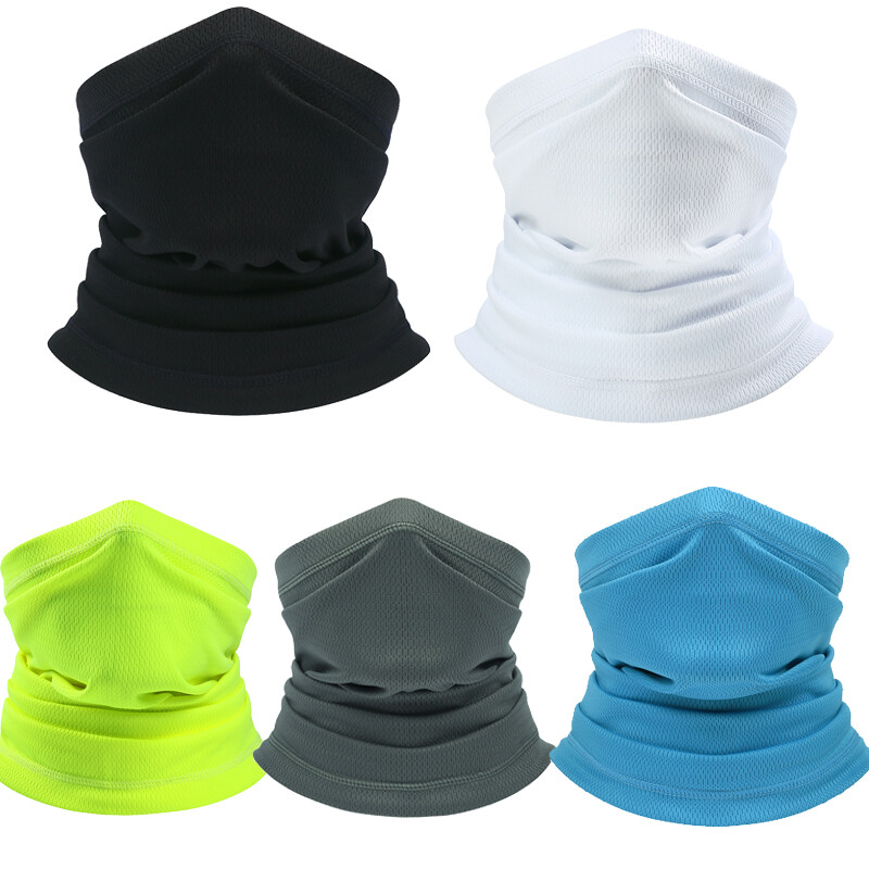 Summer Cooling Fishing Bandana Sun UV Neck Gaiter Face Mask for Outdoor Cycling