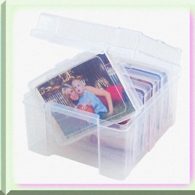 Clear Photo Box for Organizing and Protecting Memories