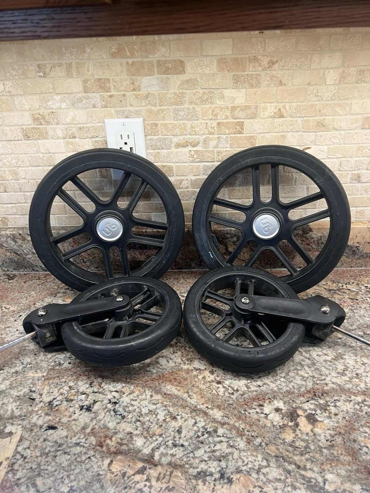 Uppababy Vista Stroller Wheel Replacements, Set of 4 OEM Genuine