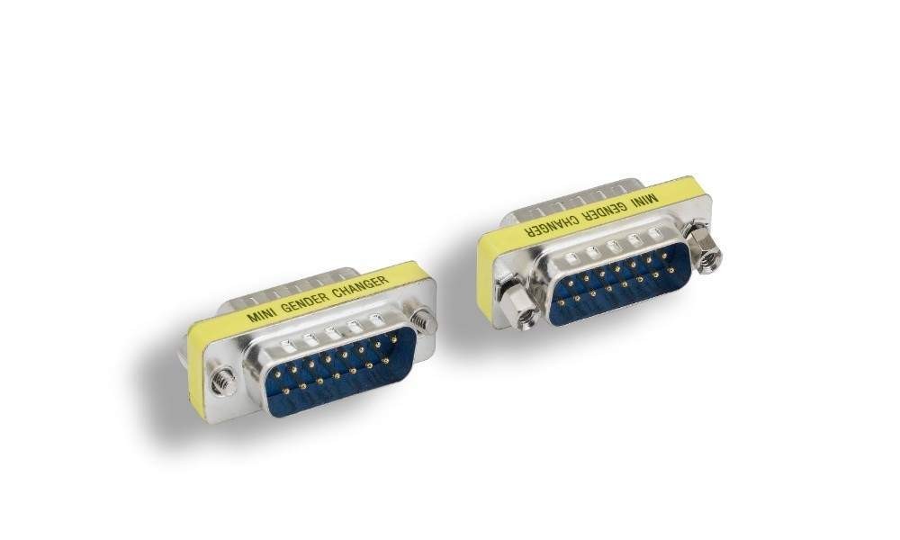 DB15 Male to Male Gender CHANGER 2 Rows of Pins DA15 Adapter