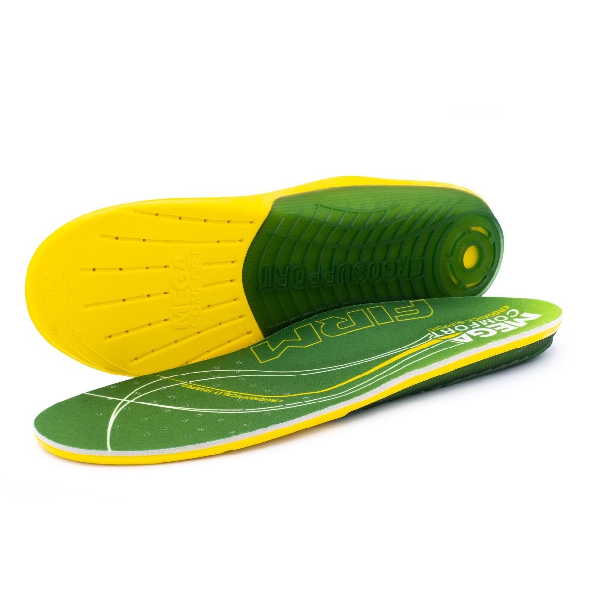 MEGAComfort Unisex Ergo Firm Arch Support Insole (1 pair) - MCARCH, Black