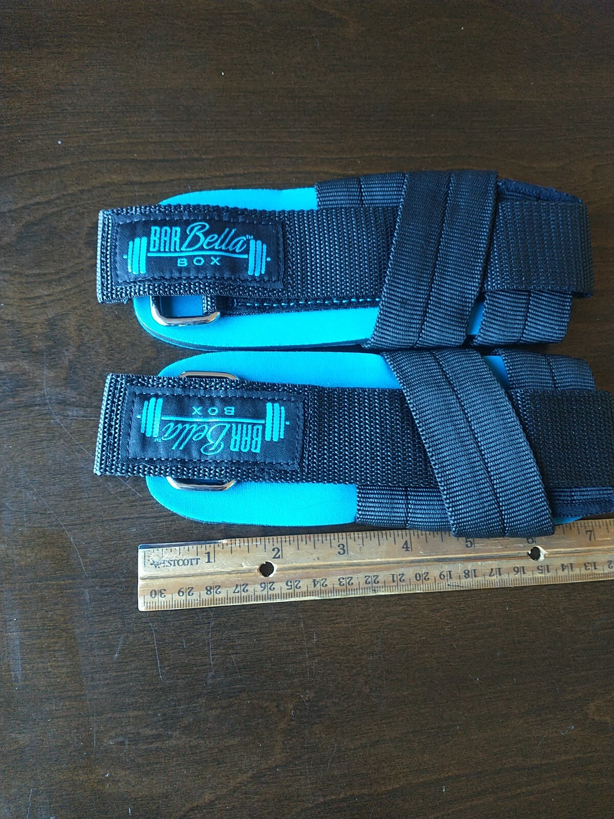Weight Lifting Bar Strap Wrist Support Gym BarBella Box Lifting Straps/2 New