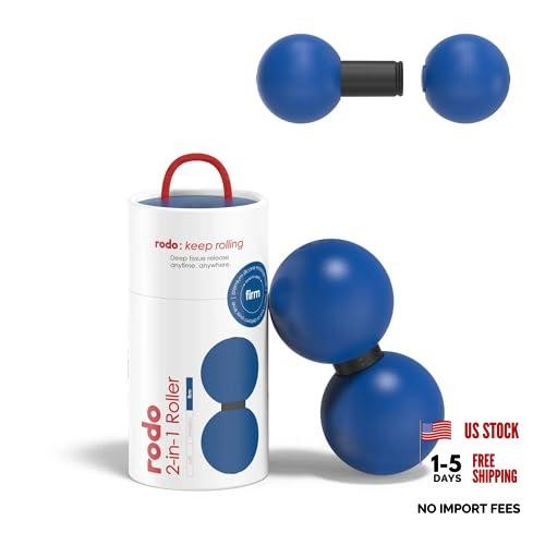 2-in-1 Firm Peanut & Lacrosse Ball Roller - Deep Tissue Massage Tool
