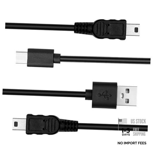 2-Pack USB Charging & Data Cable Compatible with Texas Instruments TI-84 Plus