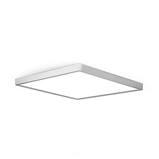 LED Flush Mount Ceiling Light Fixture, 5000K 12inch Square-White Daylight White