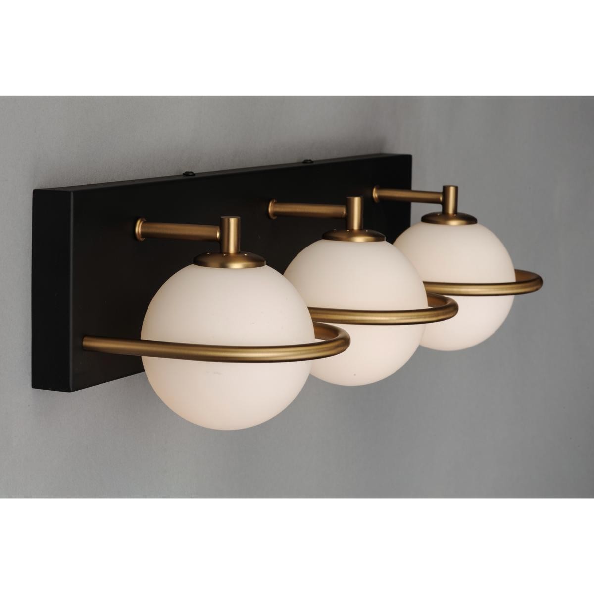 Maxim Lighting 21603SWBKGLD Revolve Bath Vanity Wall Light