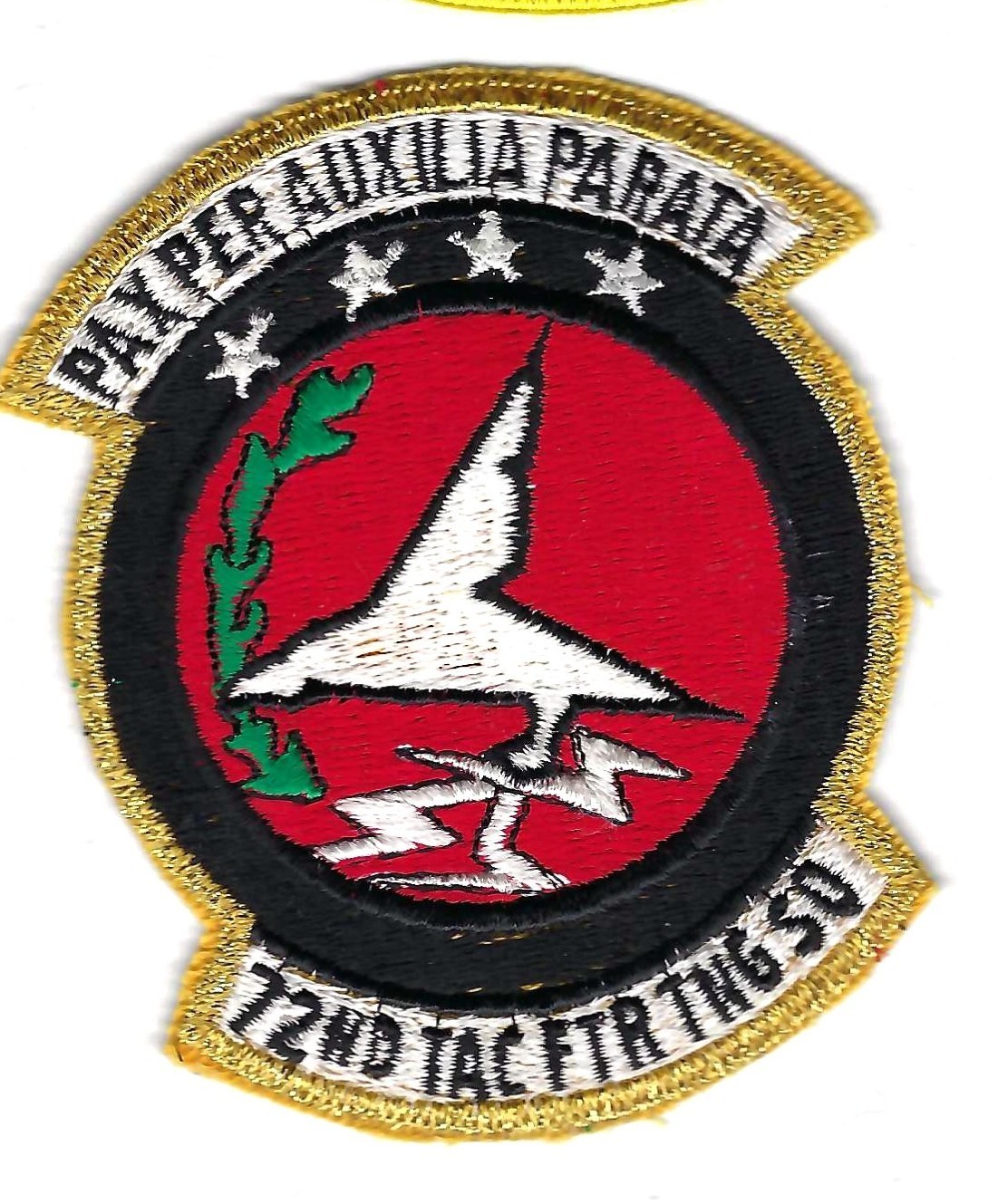 PATCH USAF 72nd TACTICAL TRAINING SQ FIGHTER SQ TFTS MacDill AFB   JT49