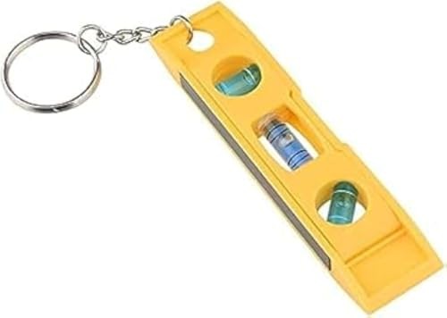 Yellow Bubble Level with Keychain Magnetic Torpedo Level Measuring