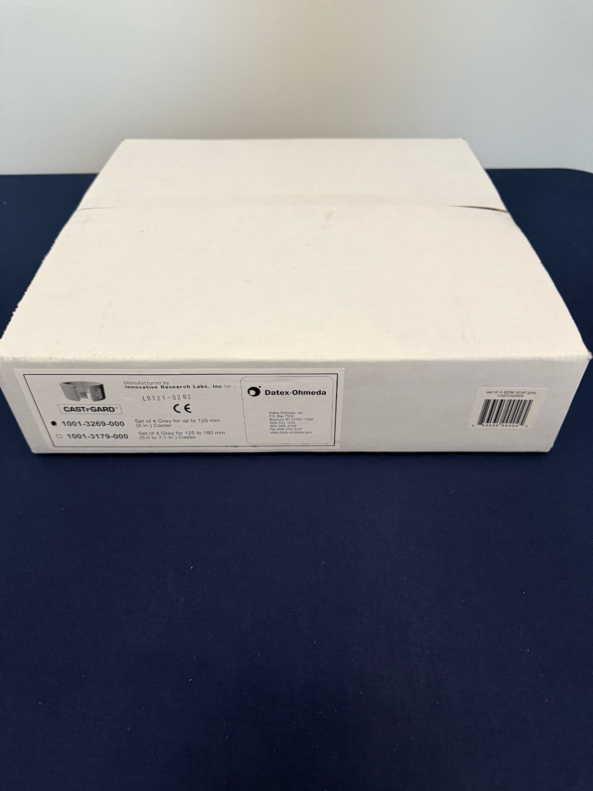 GE/Datex CastRGard Set (PN: 1001-3269-000) - 5" - Set of 4 - Brand New