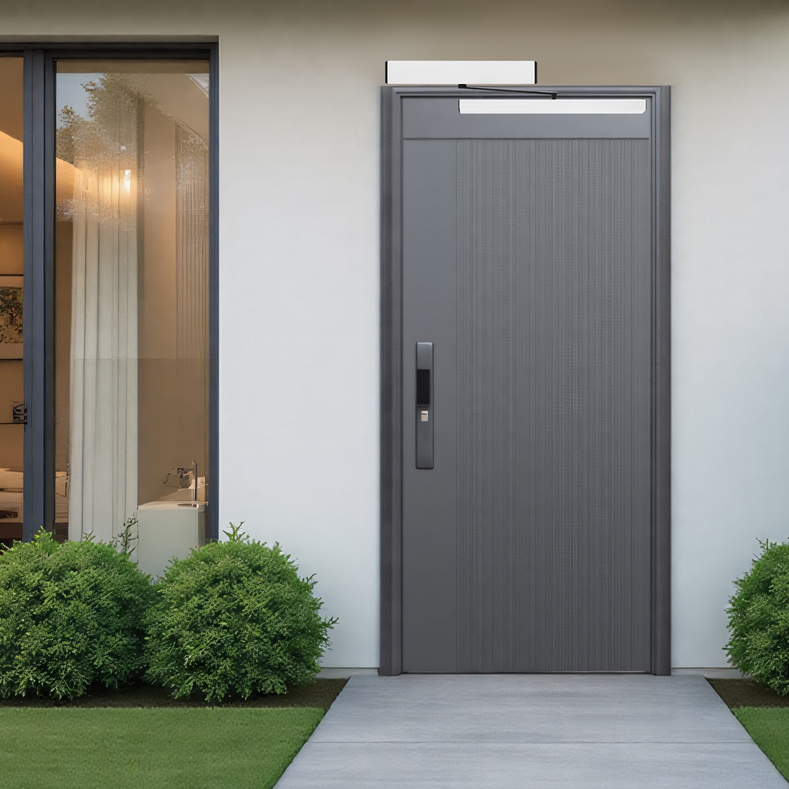 Automatic Swing Door Opener With Control Panel & Switches With Remote Controls