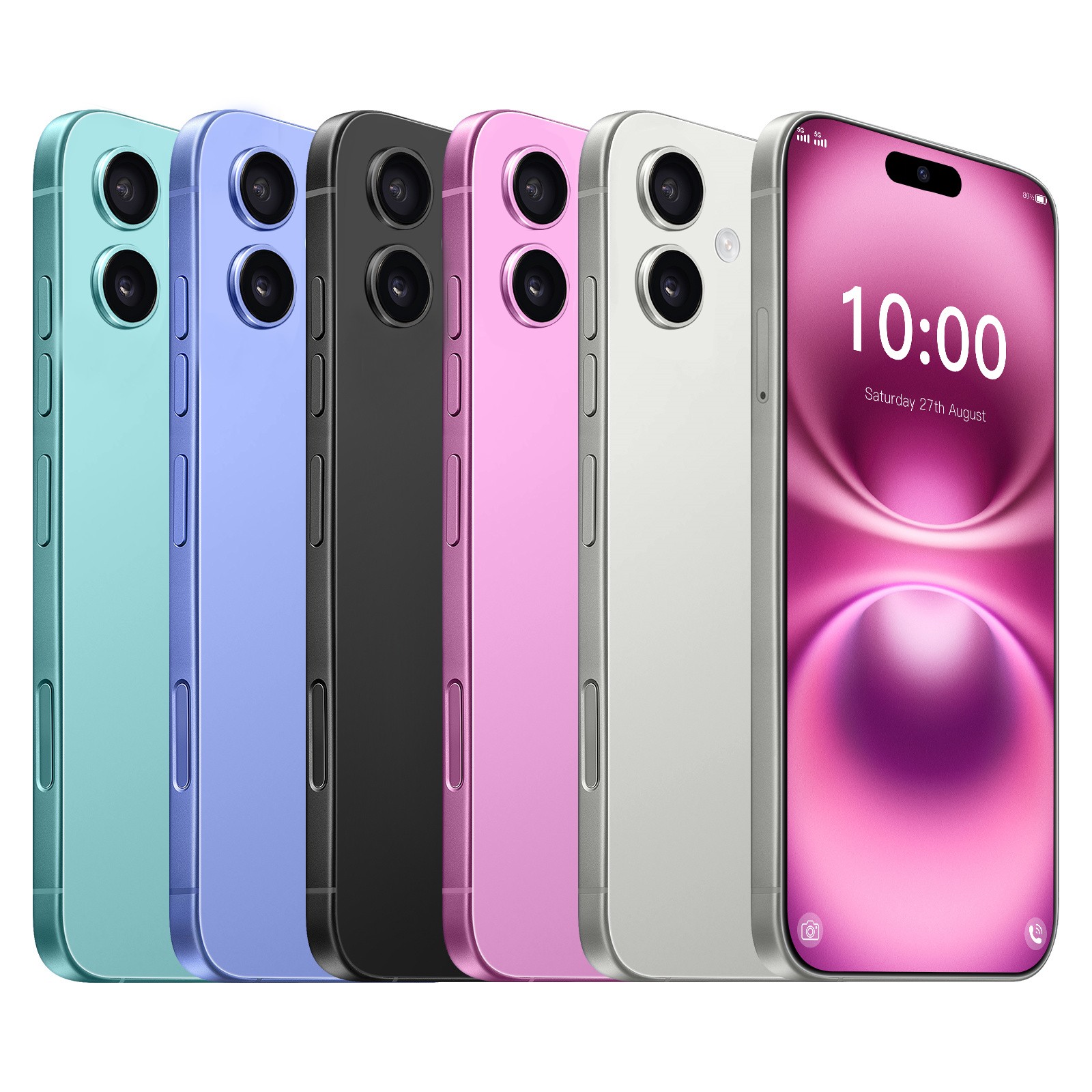 Unlocked Global I16 Plus Mobile Smartphone Android 8+256GB 8000mAh 24+48MP 6.8in