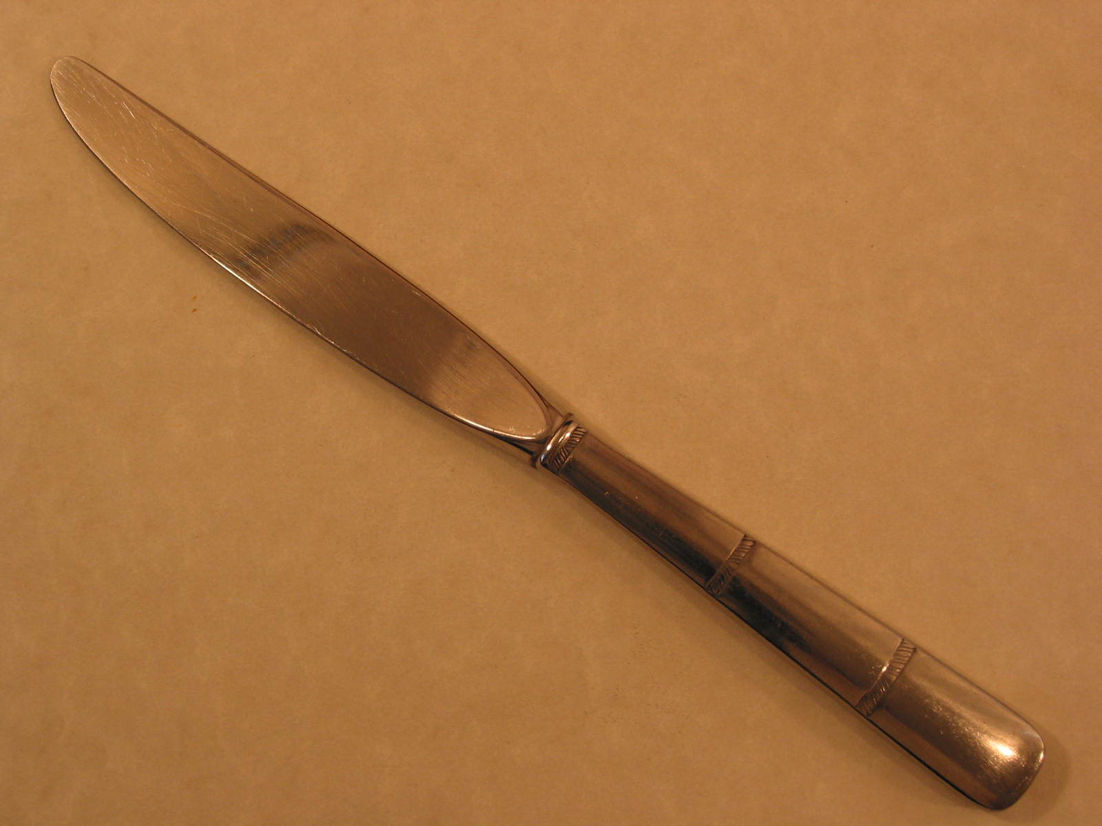 Gorham, Motif Pattern, Stainless, Satin, Modern Hollow Knives, Discontinued