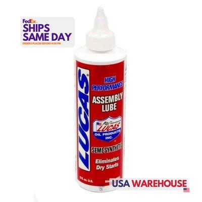 Lucas Oil LUC10153, One Assembly Lube 8Oz High Performance & Racing Parts