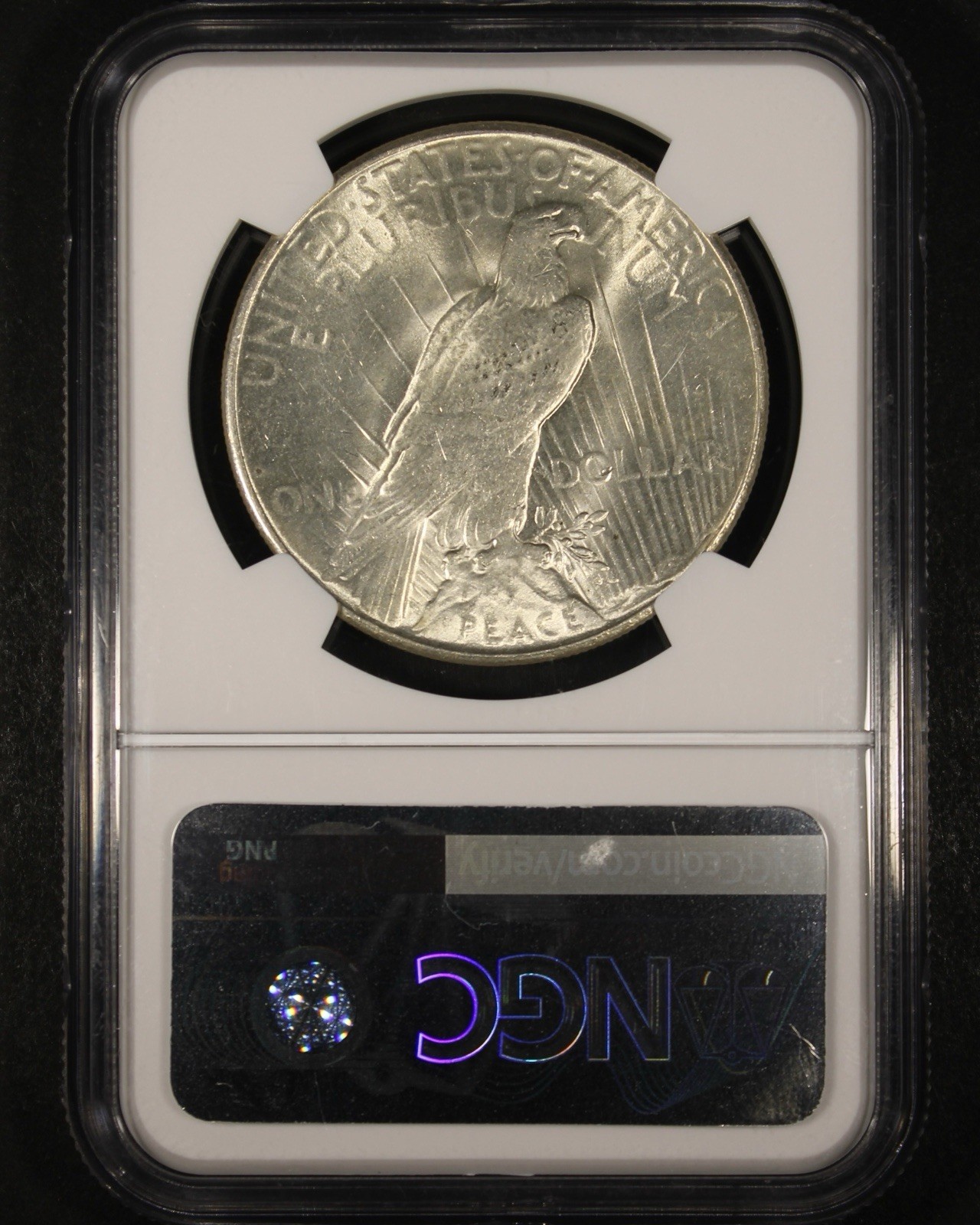 1935 Peace Dollar - $1 NGC MS62 - Flashy Example!