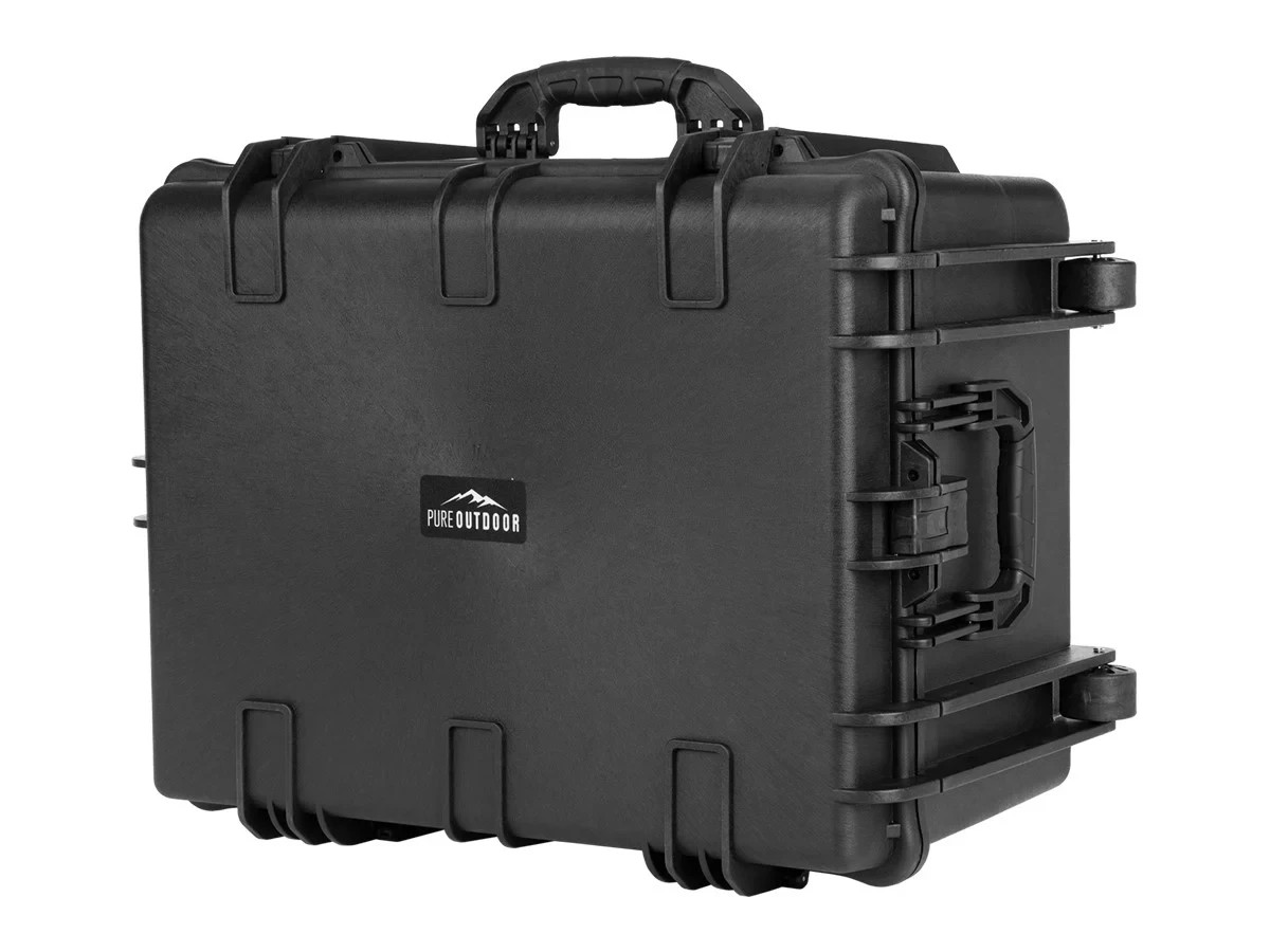 Monoprice Weatherproof Hard Case with Wheels and Customizable Foam, 26 x 20 x 14