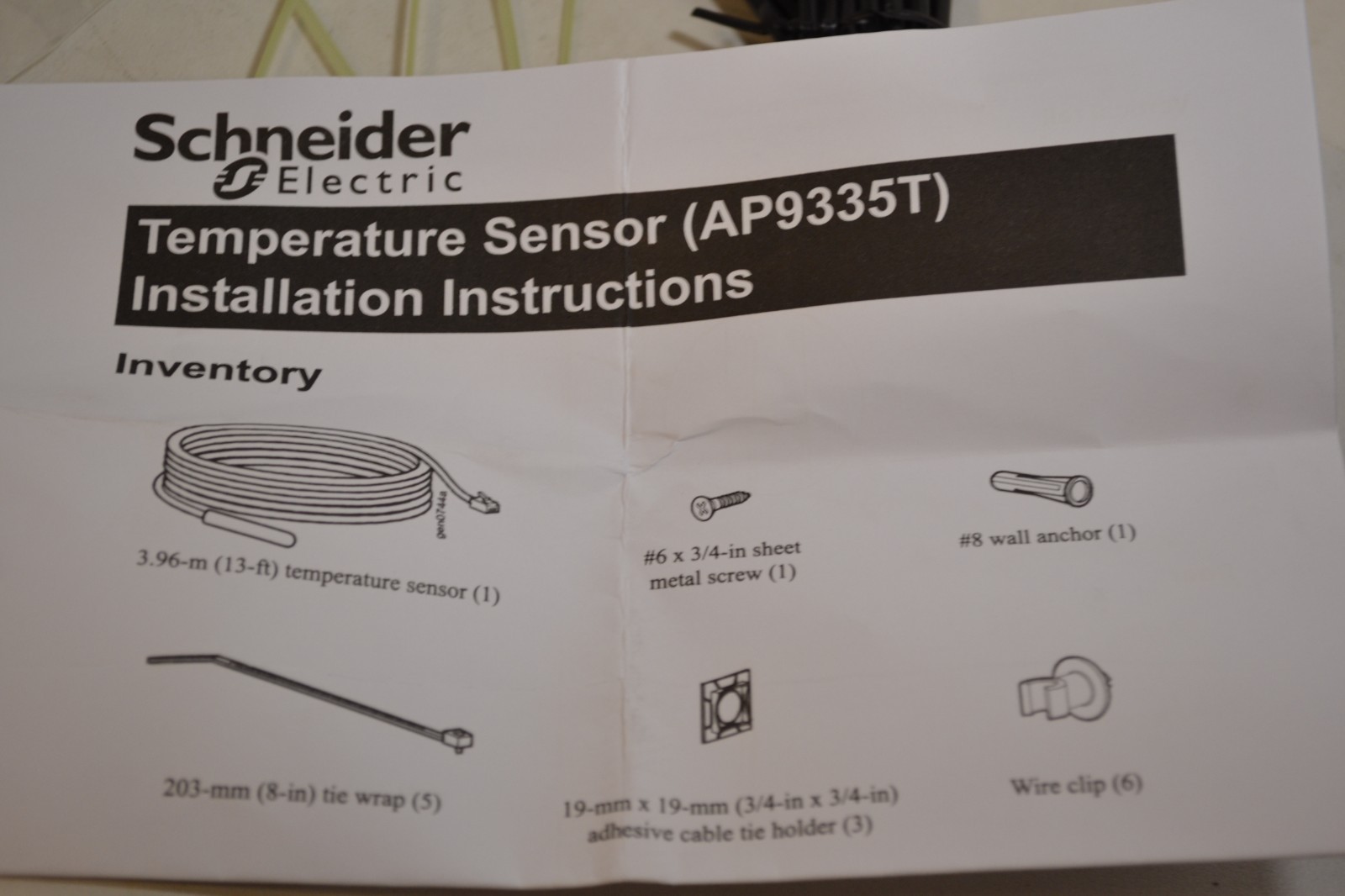 OEM Schneider Electric Temperature Sensor (AP9335T)