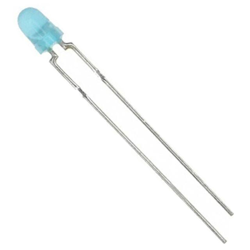 Pack of 10 TLHB4401 LED Blue Diffused 3mm 428nm T-1 Radial