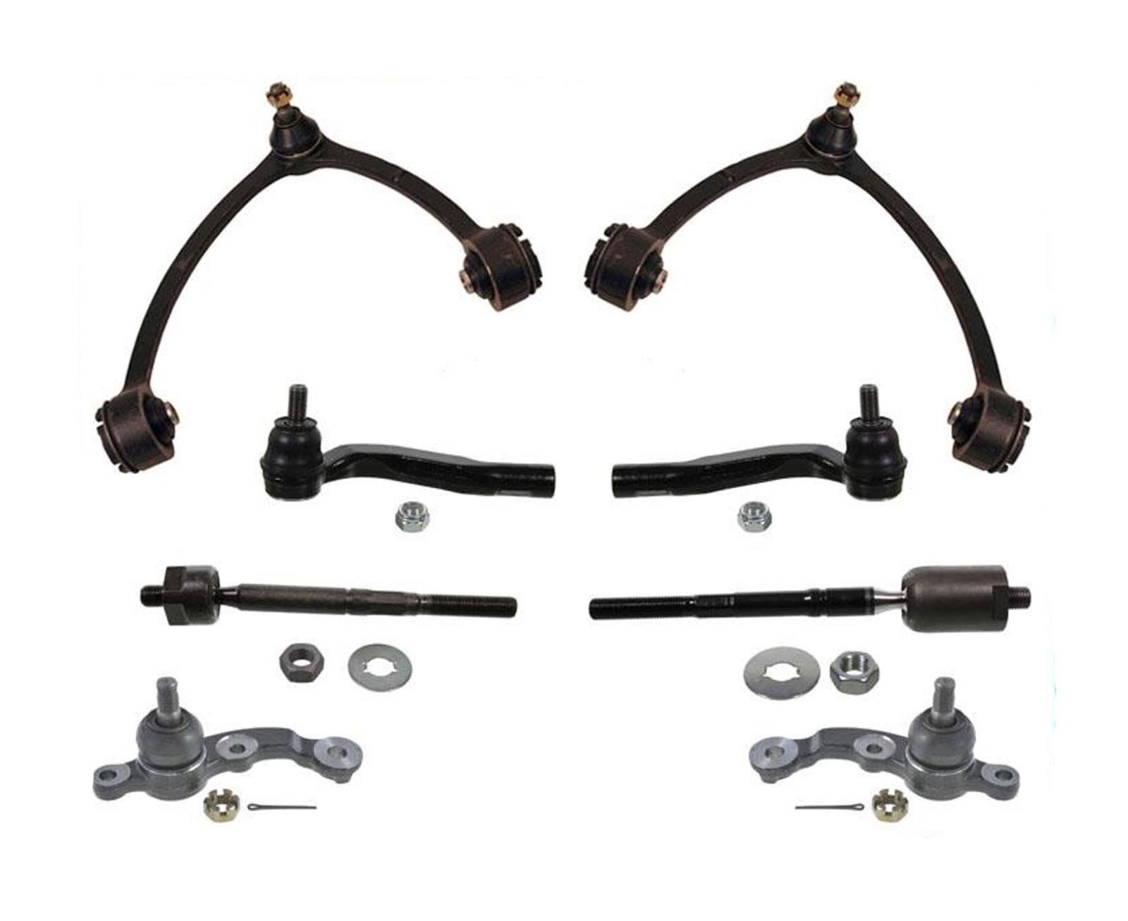 Front Upper Control Arms Lower Ball Joints & Tie Rods For 1995-1997 Lexus LS400