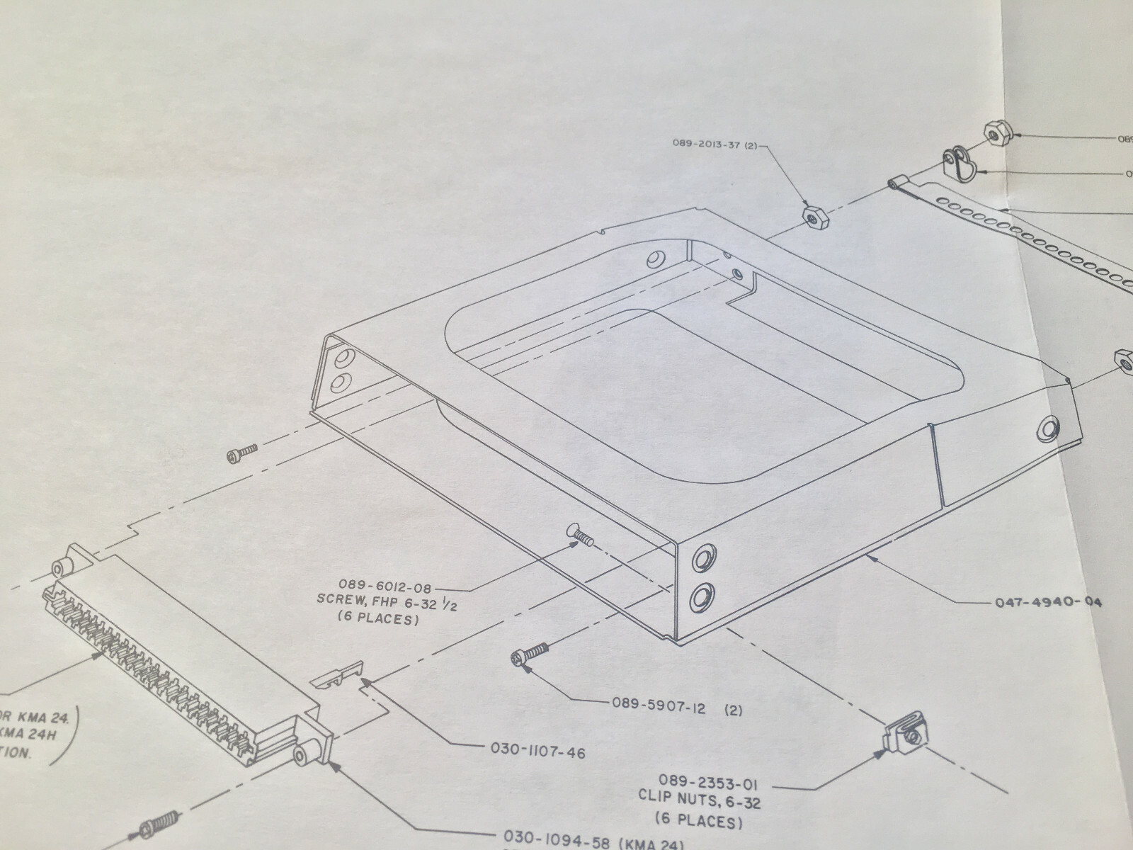 King KMA-24H-50/54 Audio Panel Install Manual