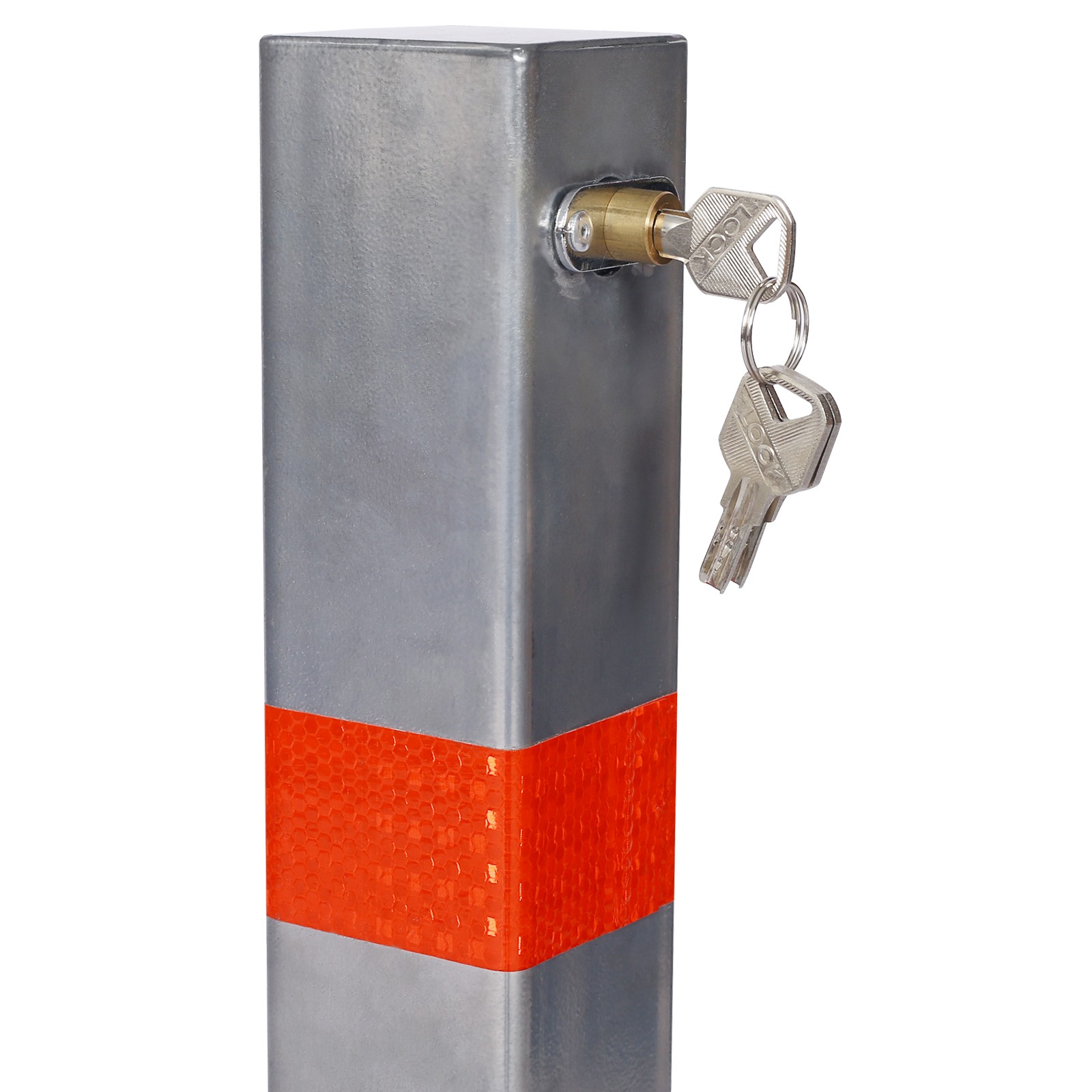 Parking Bollard, Pole Barrier with Lock,Car Parking Protection Posts