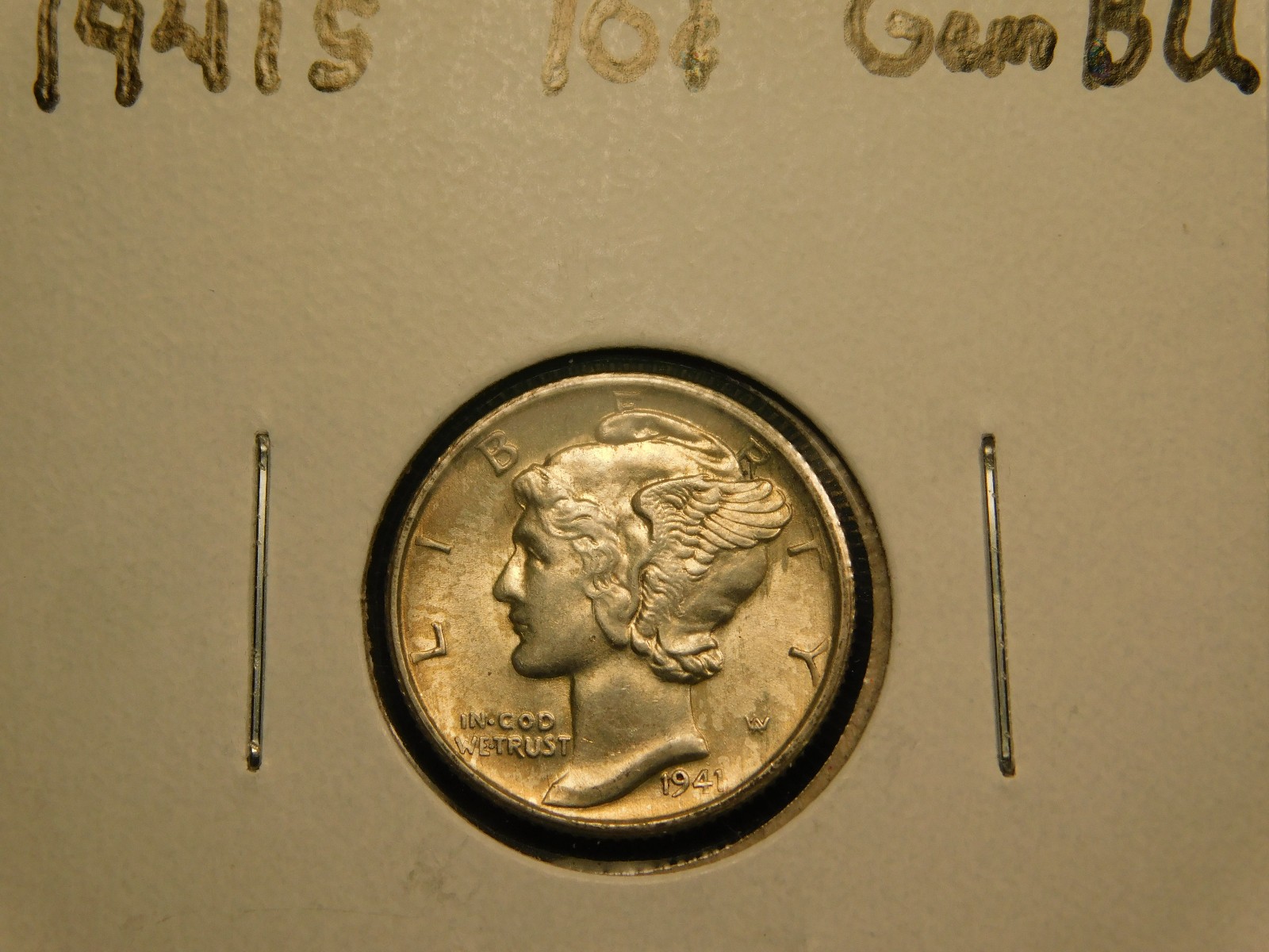 1941 S    Mercury Dime  Item # 10261