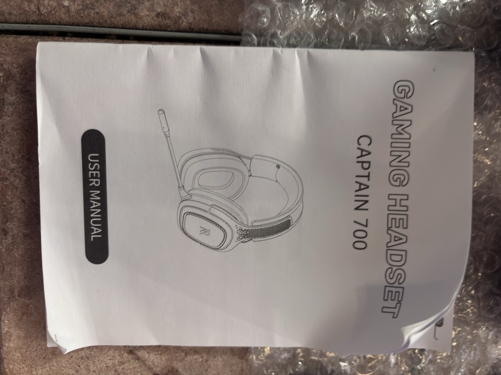 CAPTAIN 700 Wireless Gaming Headset LED Lighting USB Receiver Mint