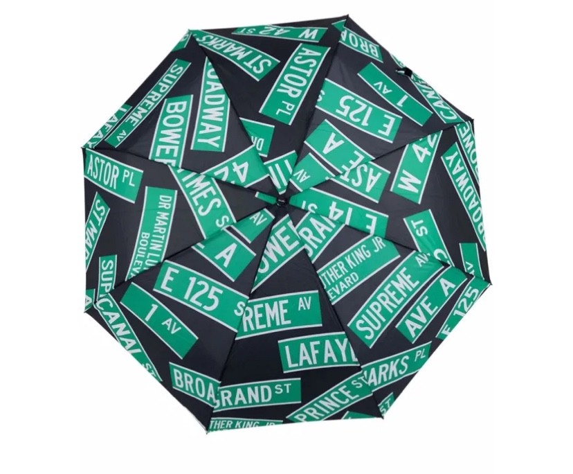 SS21 Supreme® ShedRain® Street Signs Umbrella - Black/Green 🔥