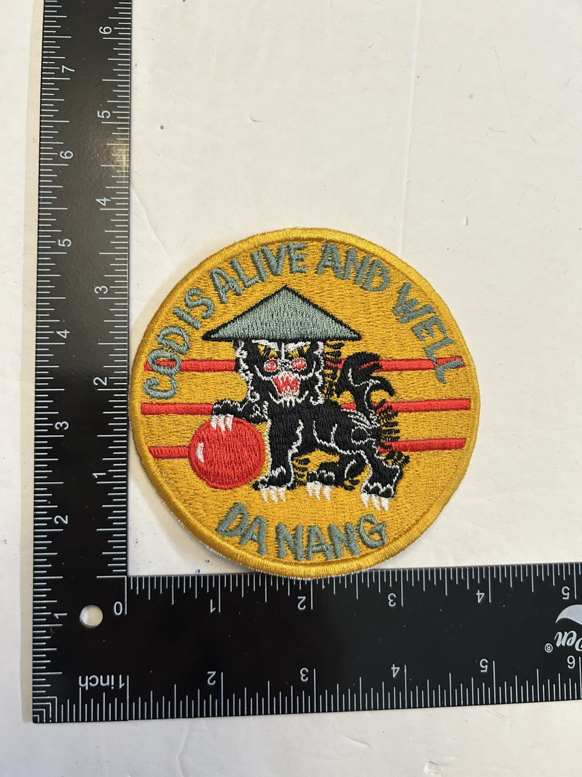 MH3522 Repro US Navy Vietnam War Unit Patch Unknown Unit Danang VN IR47D